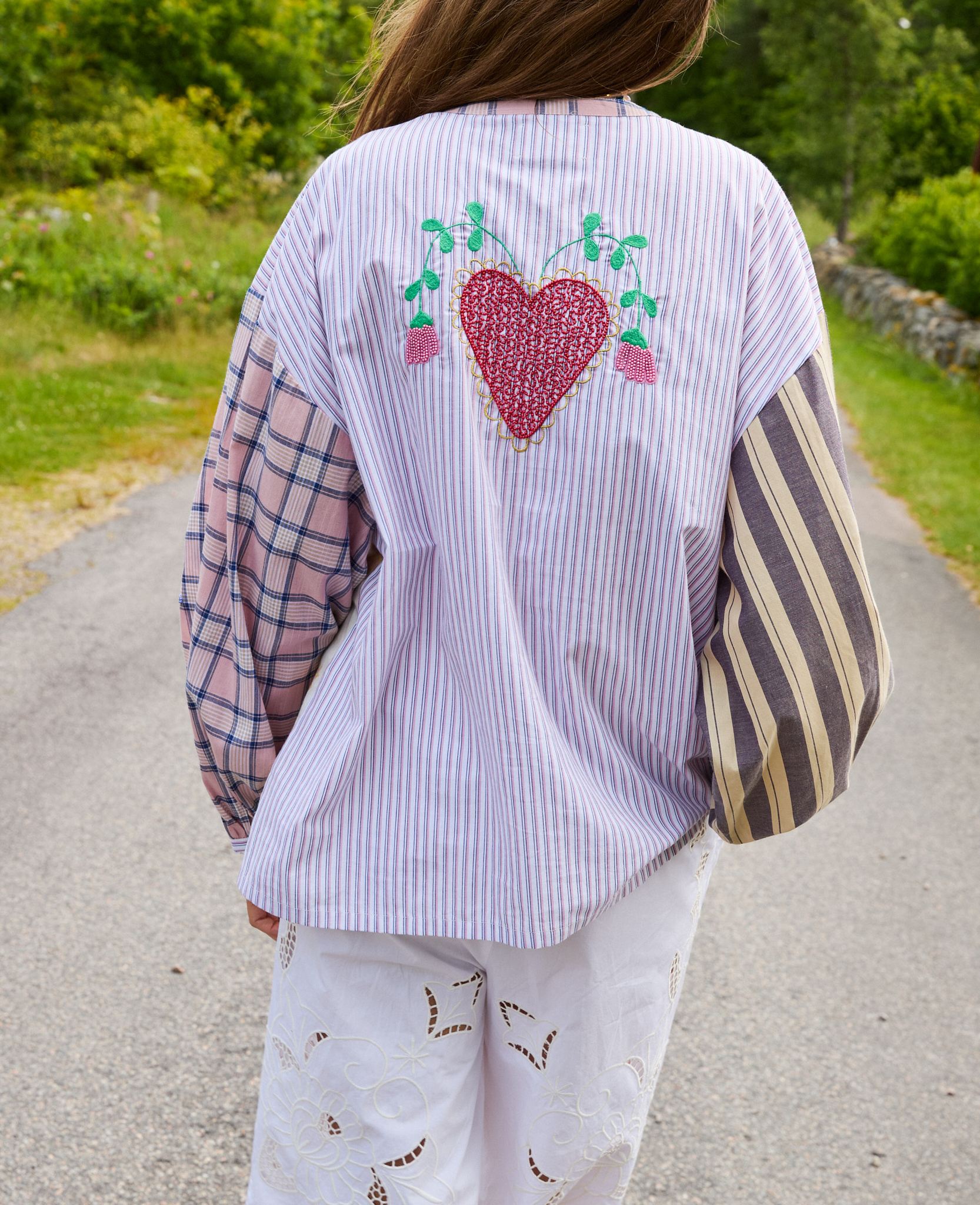 Paula Shirt - Purple Mix – SISSEL EDELBO