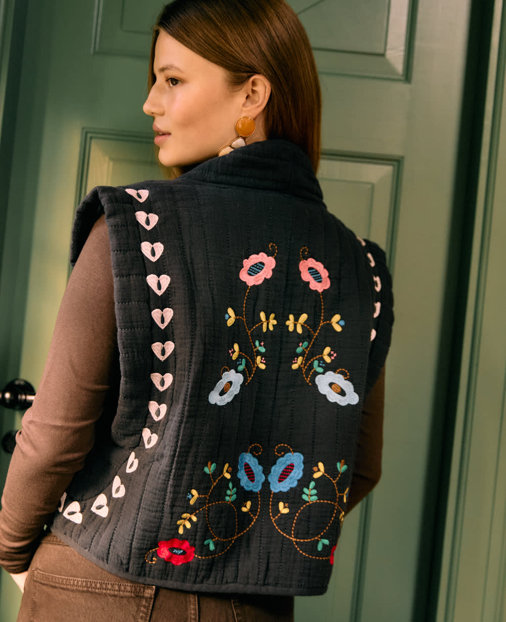 Samira Vest - Almost Black – SISSEL EDELBO