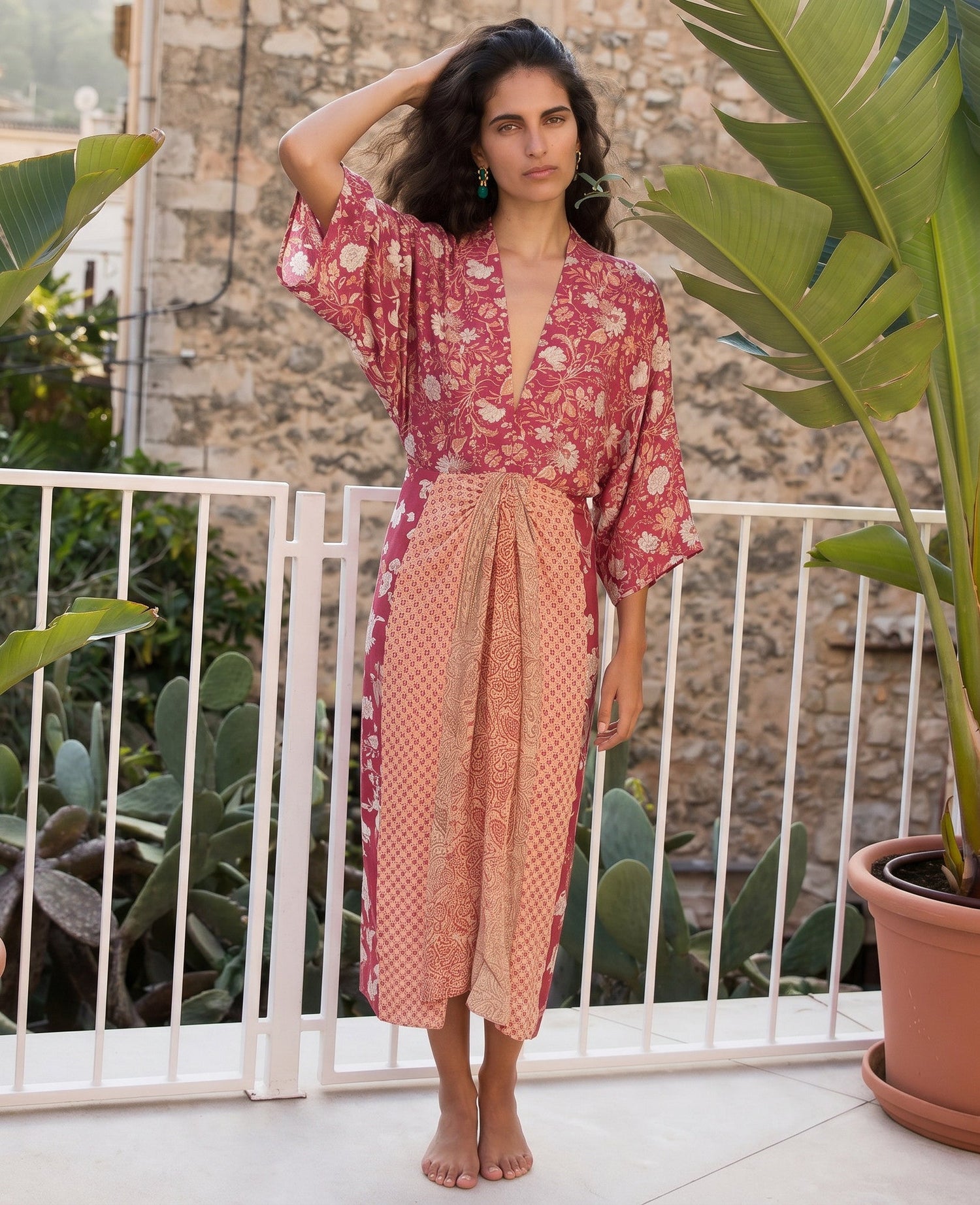 Juno Silk Mix Dress