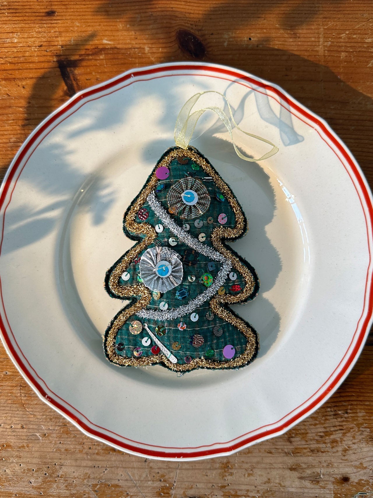 Glitter Tree Ornament