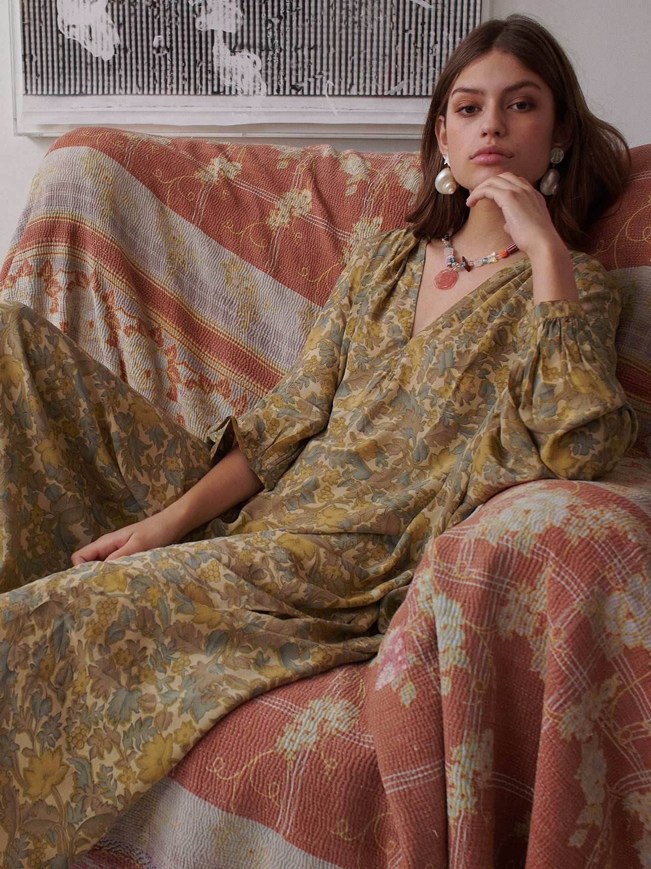 Vienna SILK Caftan - Udsalg