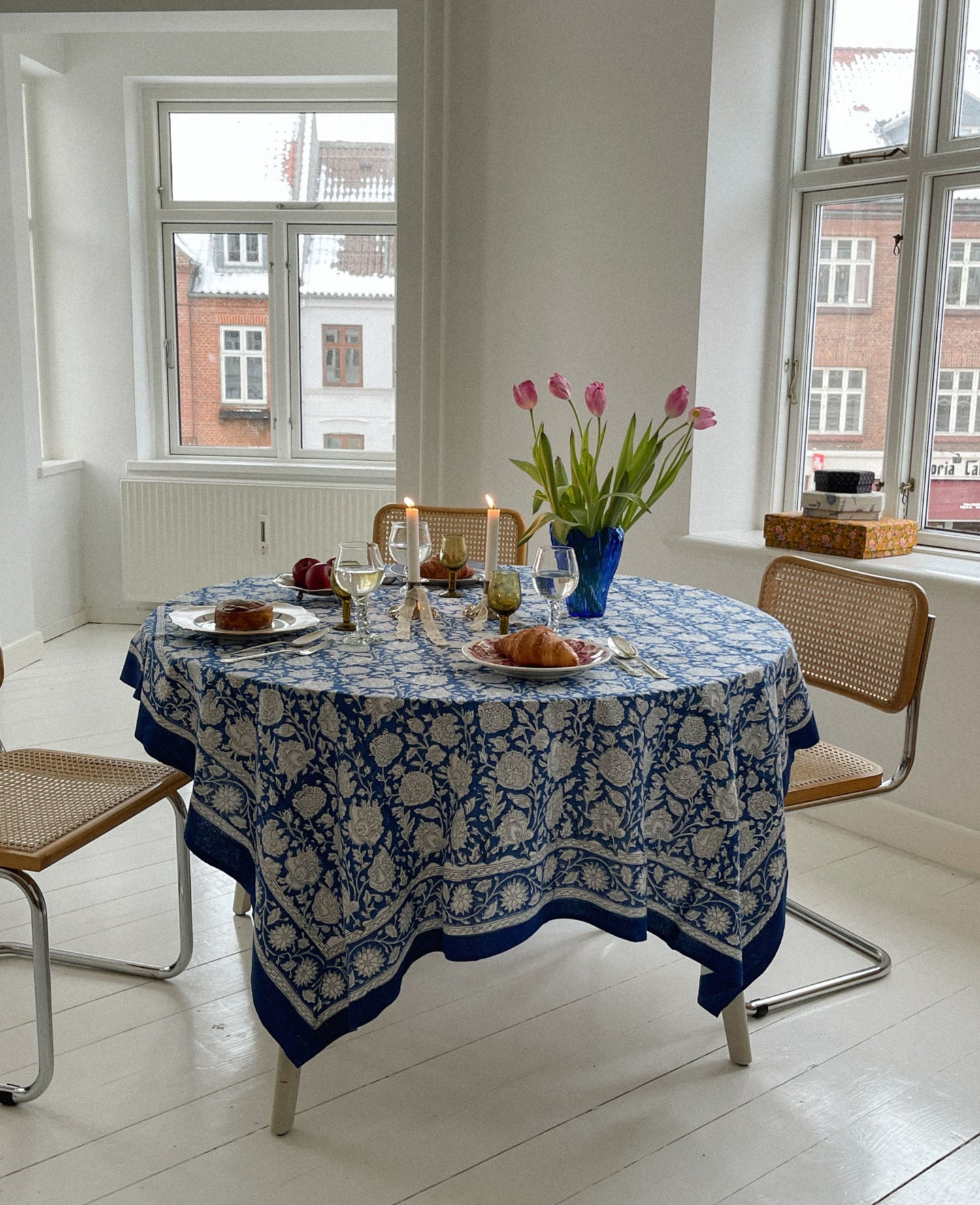 Noor Tablecloth - Lapiz Lazuli