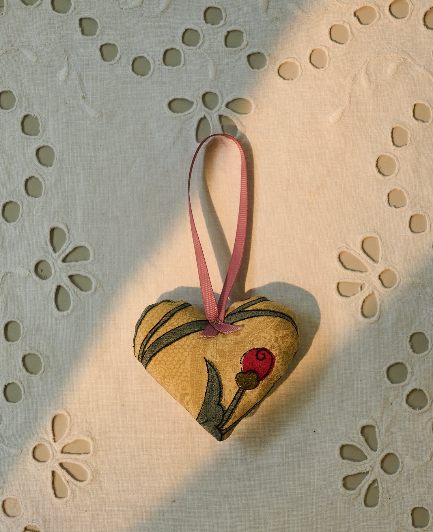 Megan Heart SILK Ornament - Sandstorm