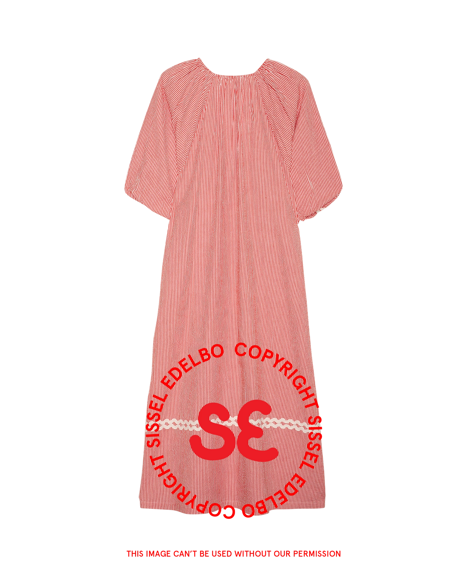 Abelone Dress - Red Flower