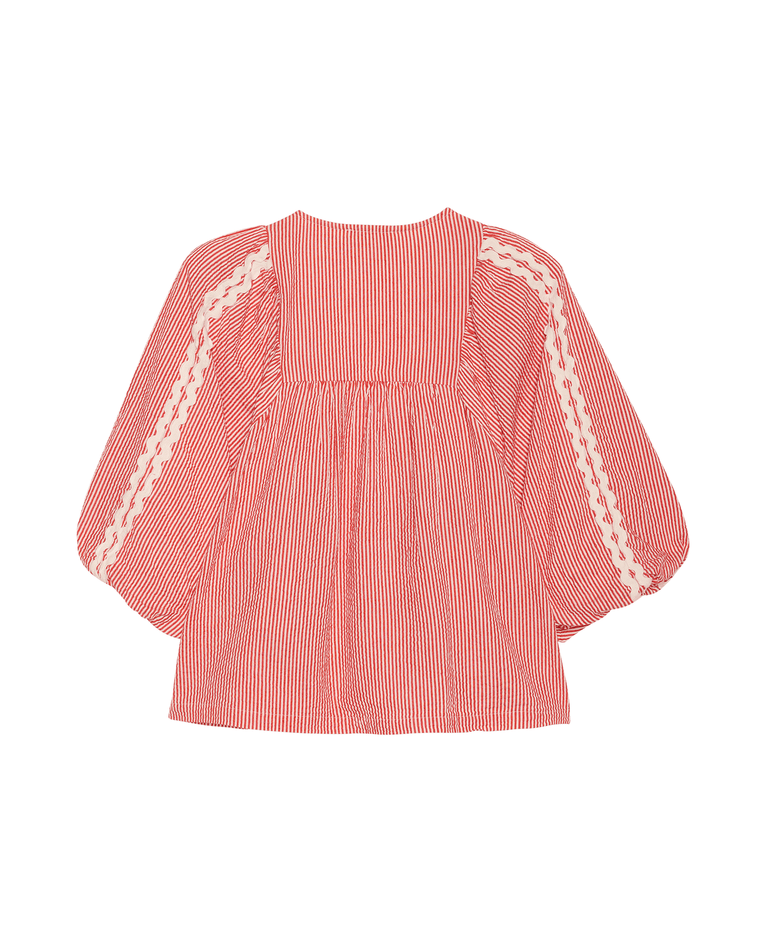 Abelone Top - Red Flower