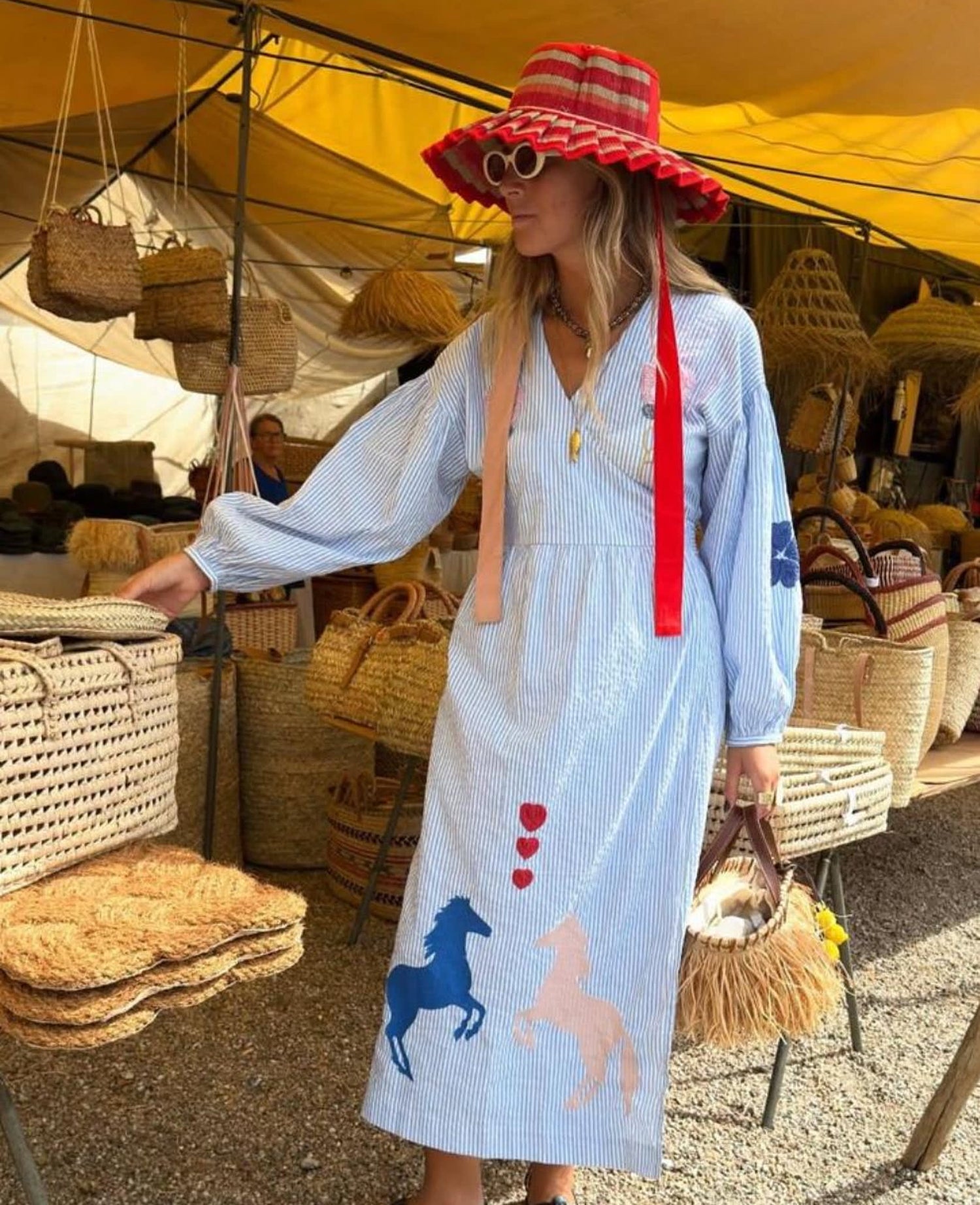 Caro Dress - Cashmere Blue