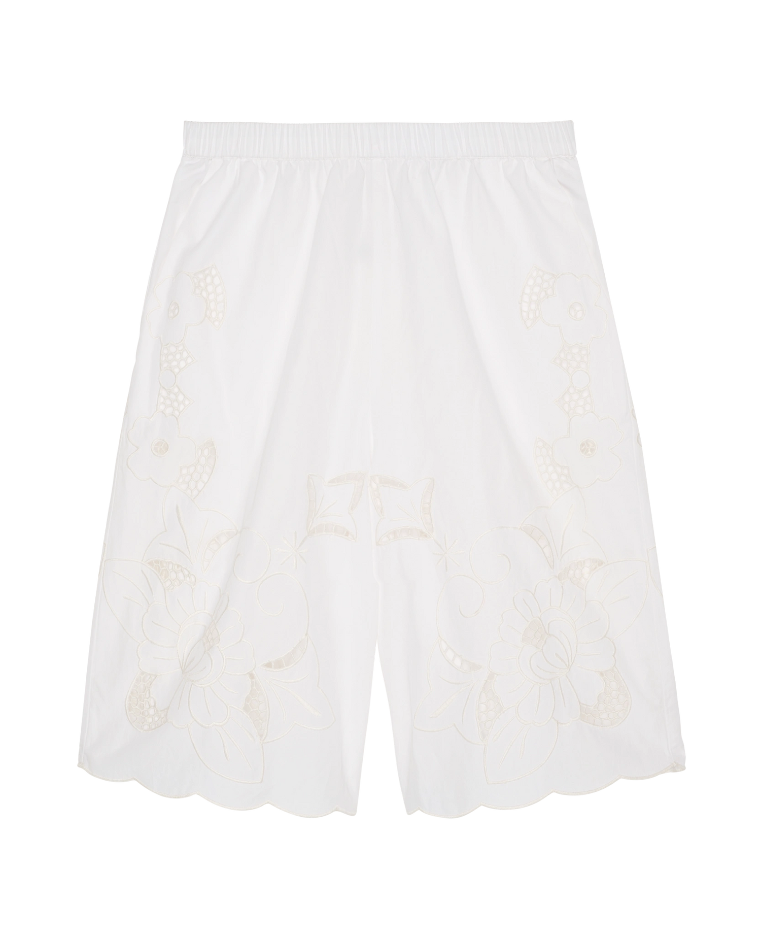 Adeline Bermuda Shorts - Ecru