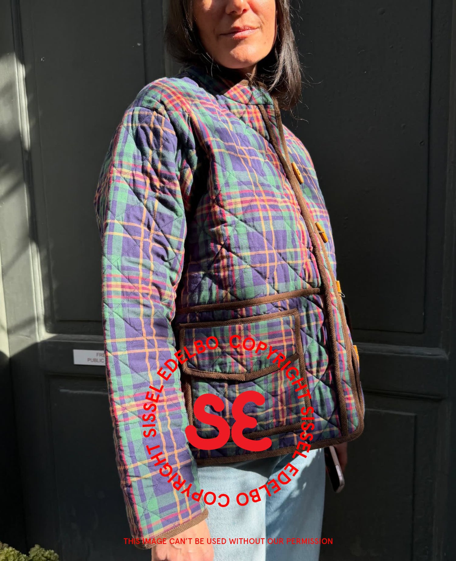 Adriane Jacket - Green Checks