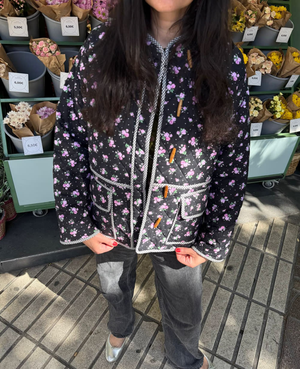 Adriane Jacket - Black Rose