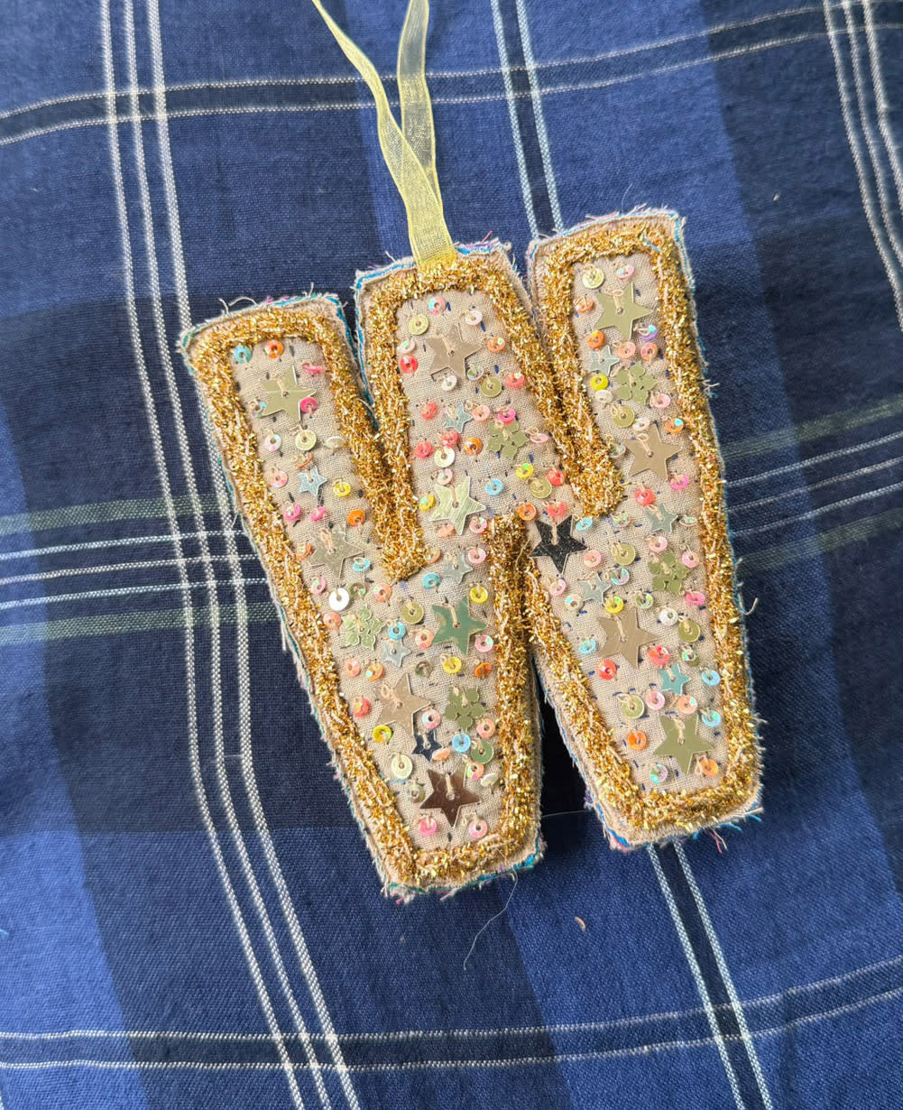 Alphabet Ornament - W