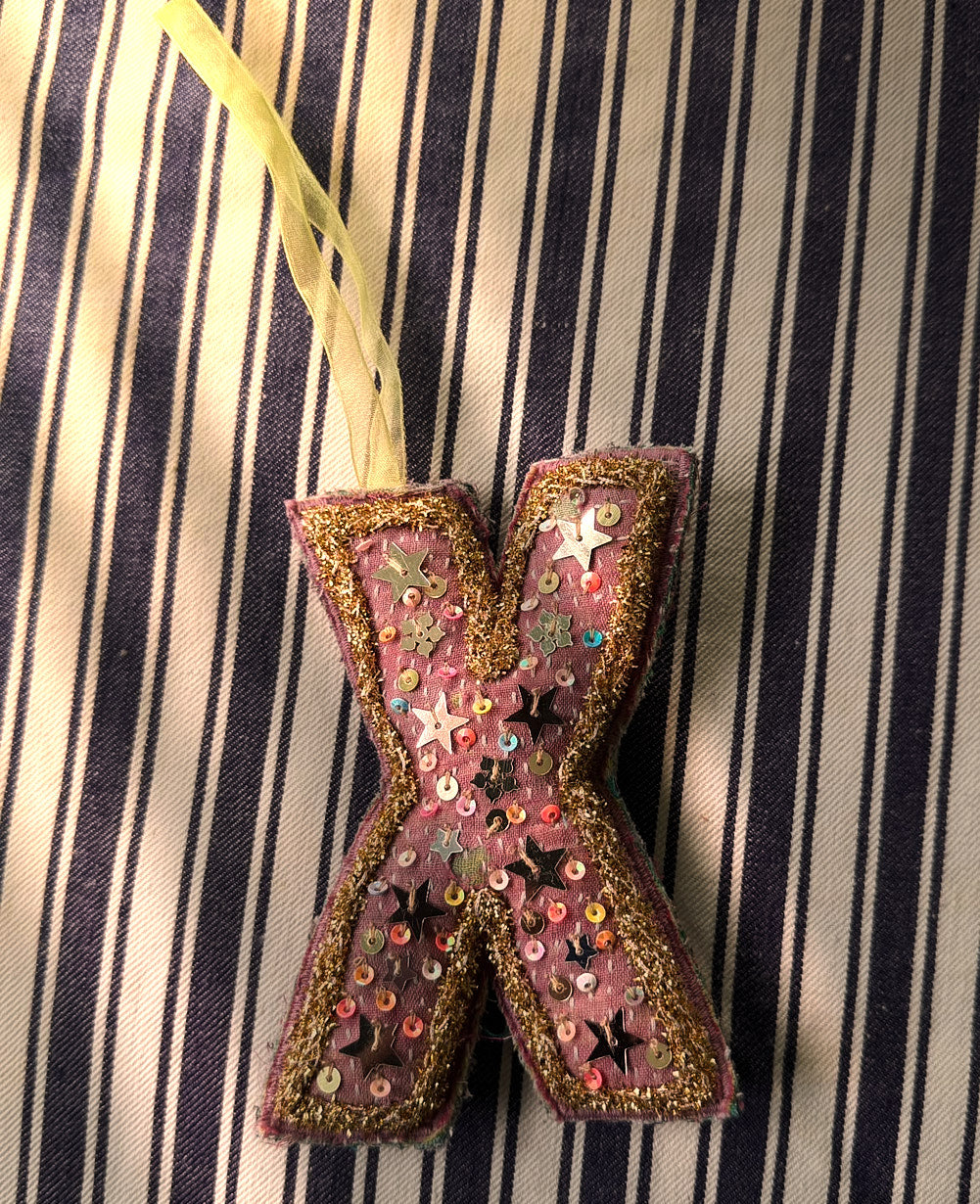 Alphabet Ornament - X
