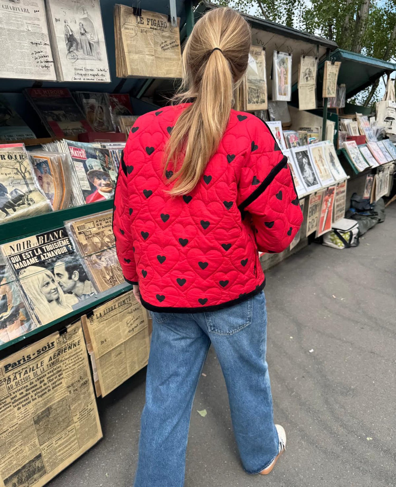 Amora Jacket - Dark Red