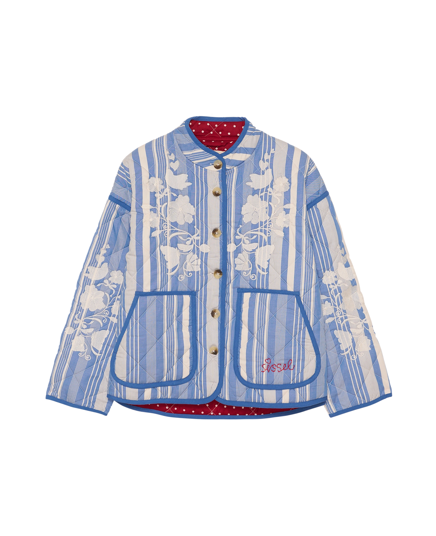 Asha Jacket - Blue Stripes