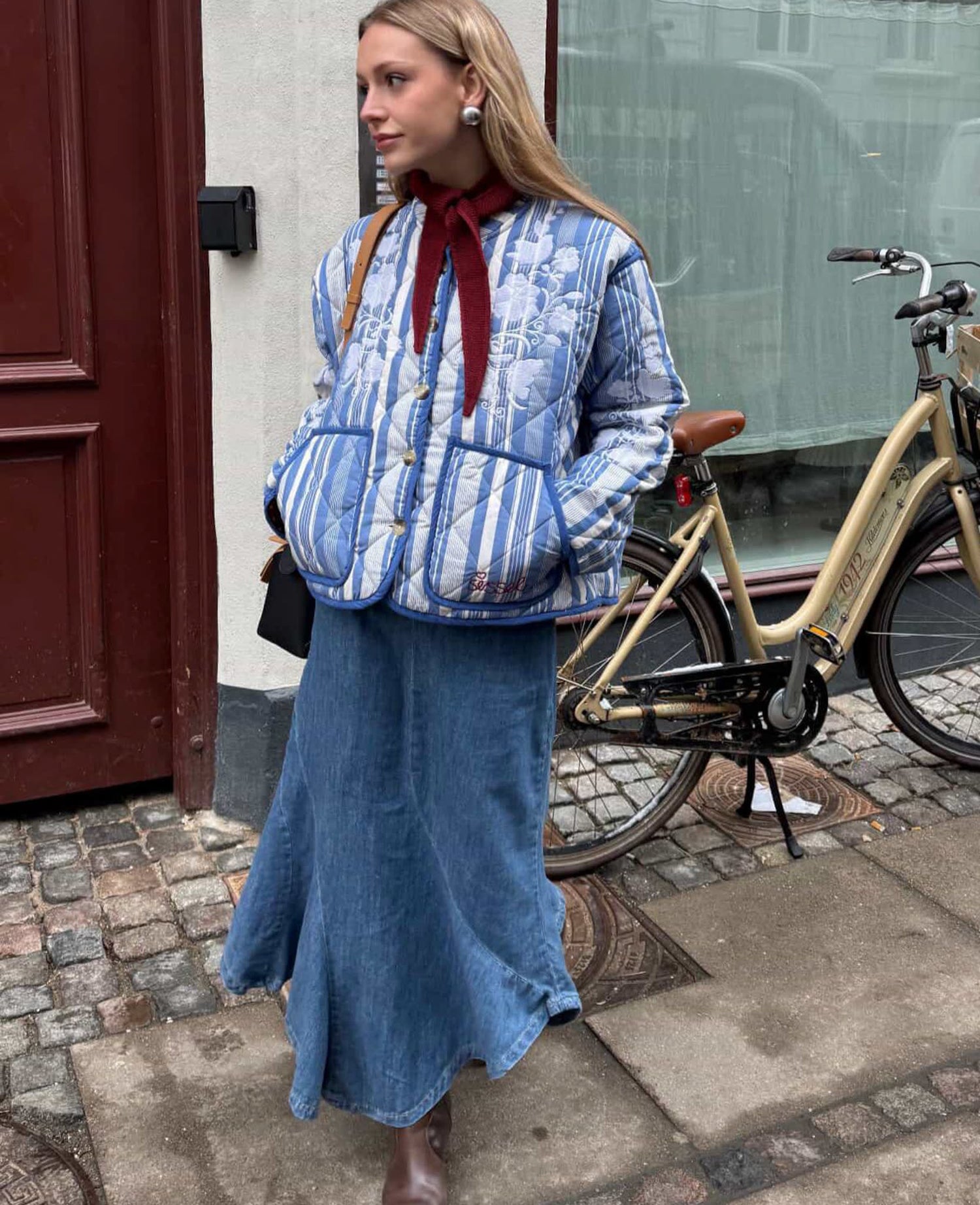 Asha Jacket - Blue Stripes