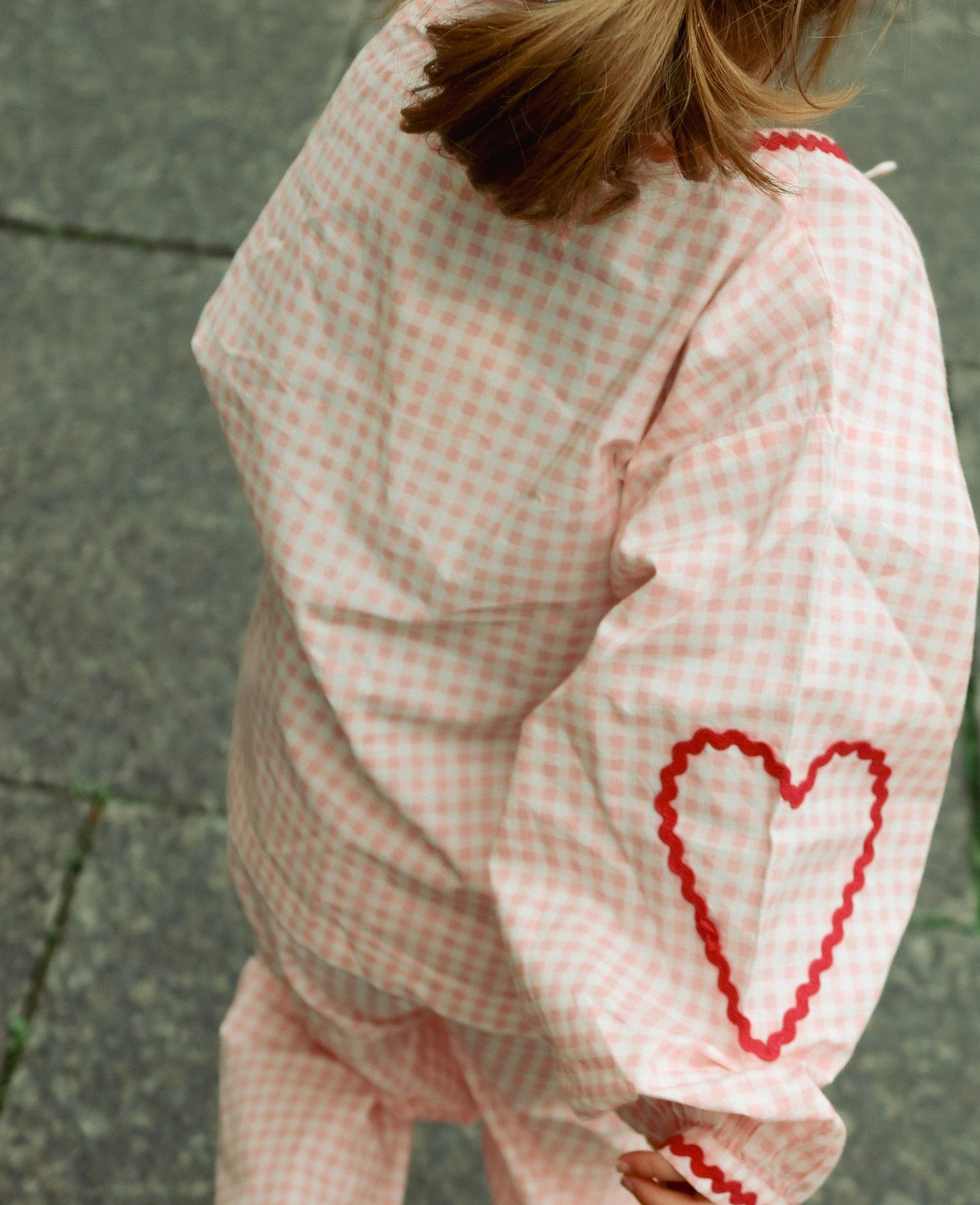 Astrid MINI Top - Pink Checks