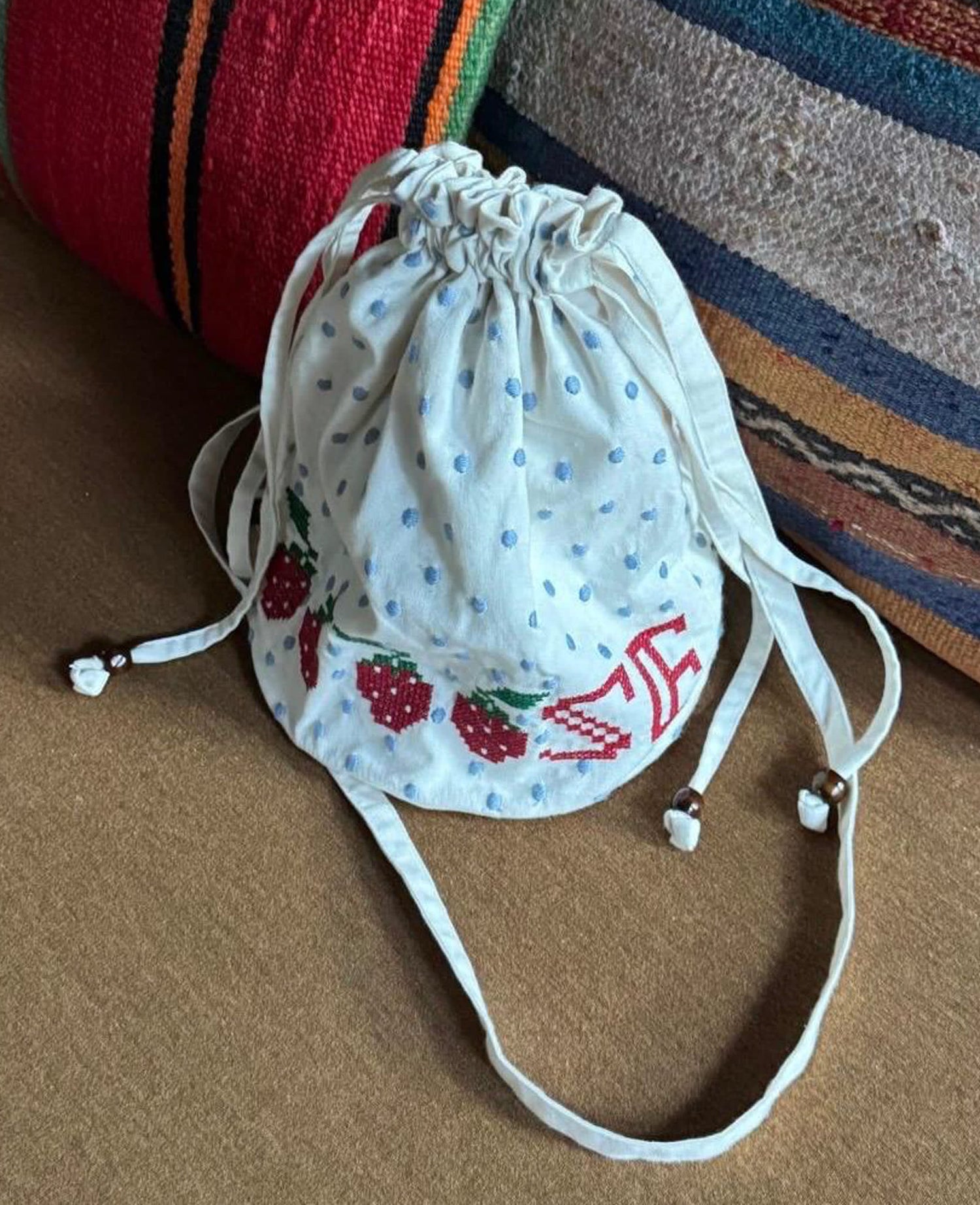 Babba Drawstring Bag - Off White