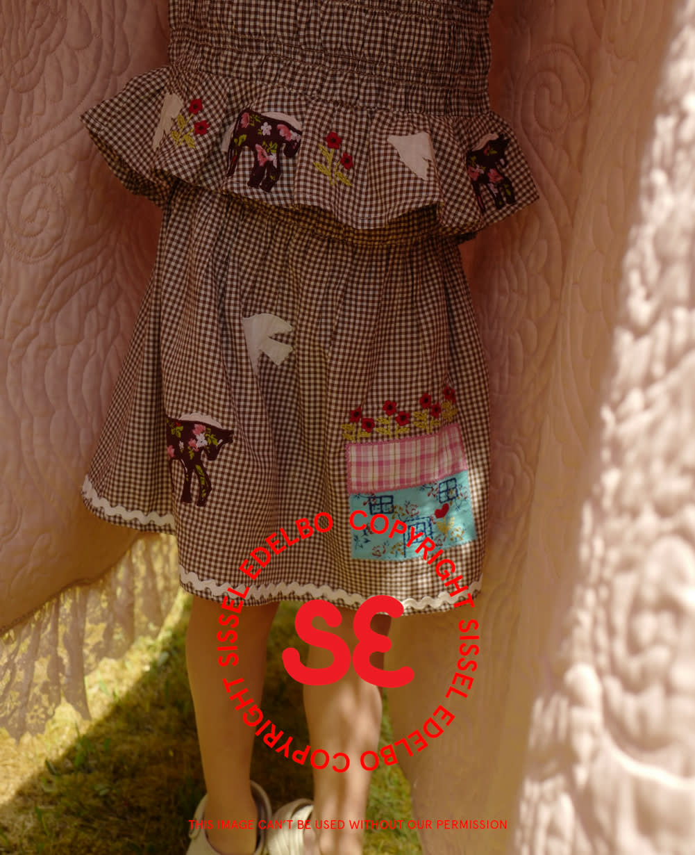 Barbera MINI Skirt - Brown Check
