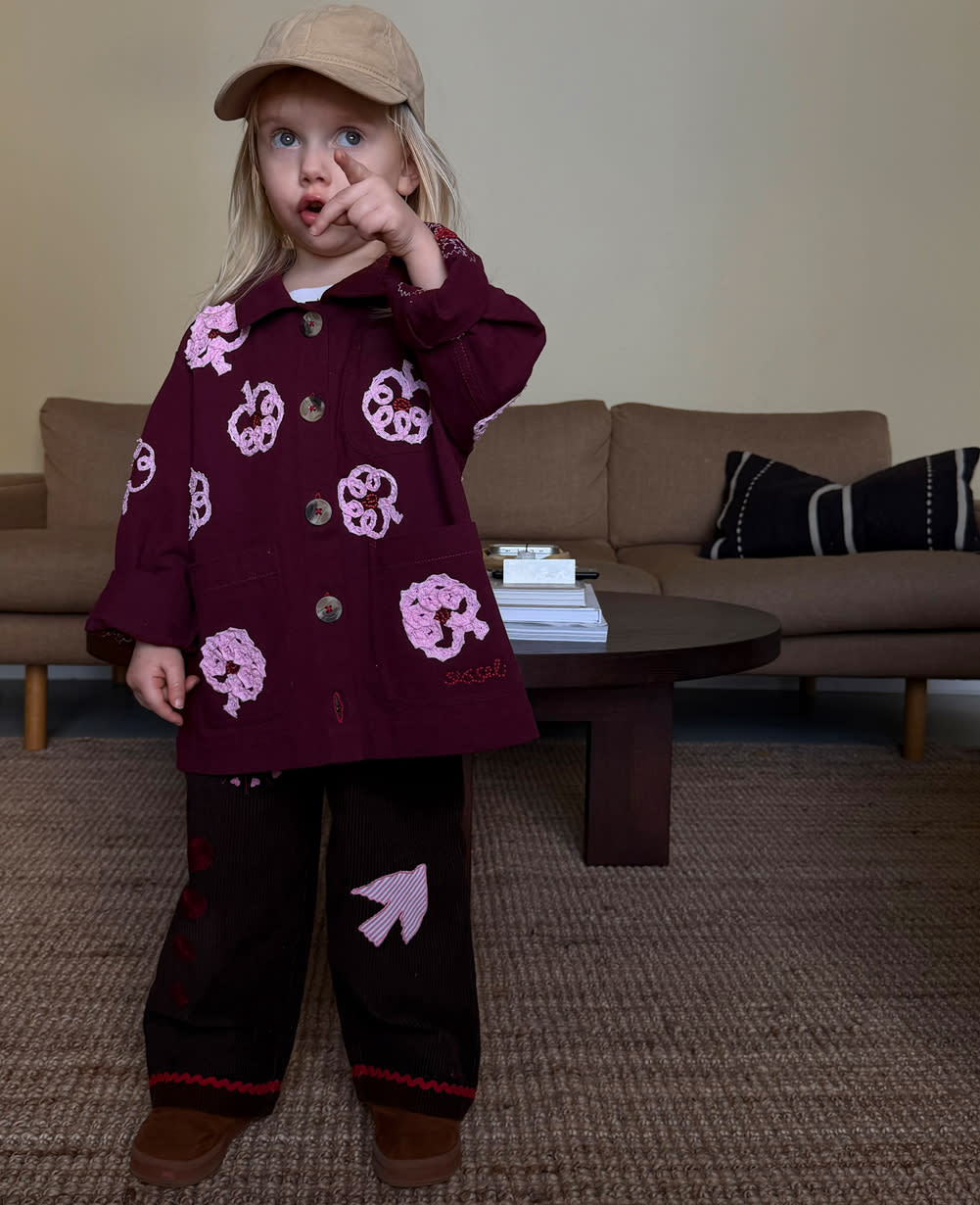 Bea MINI Jacket - Burgundy
