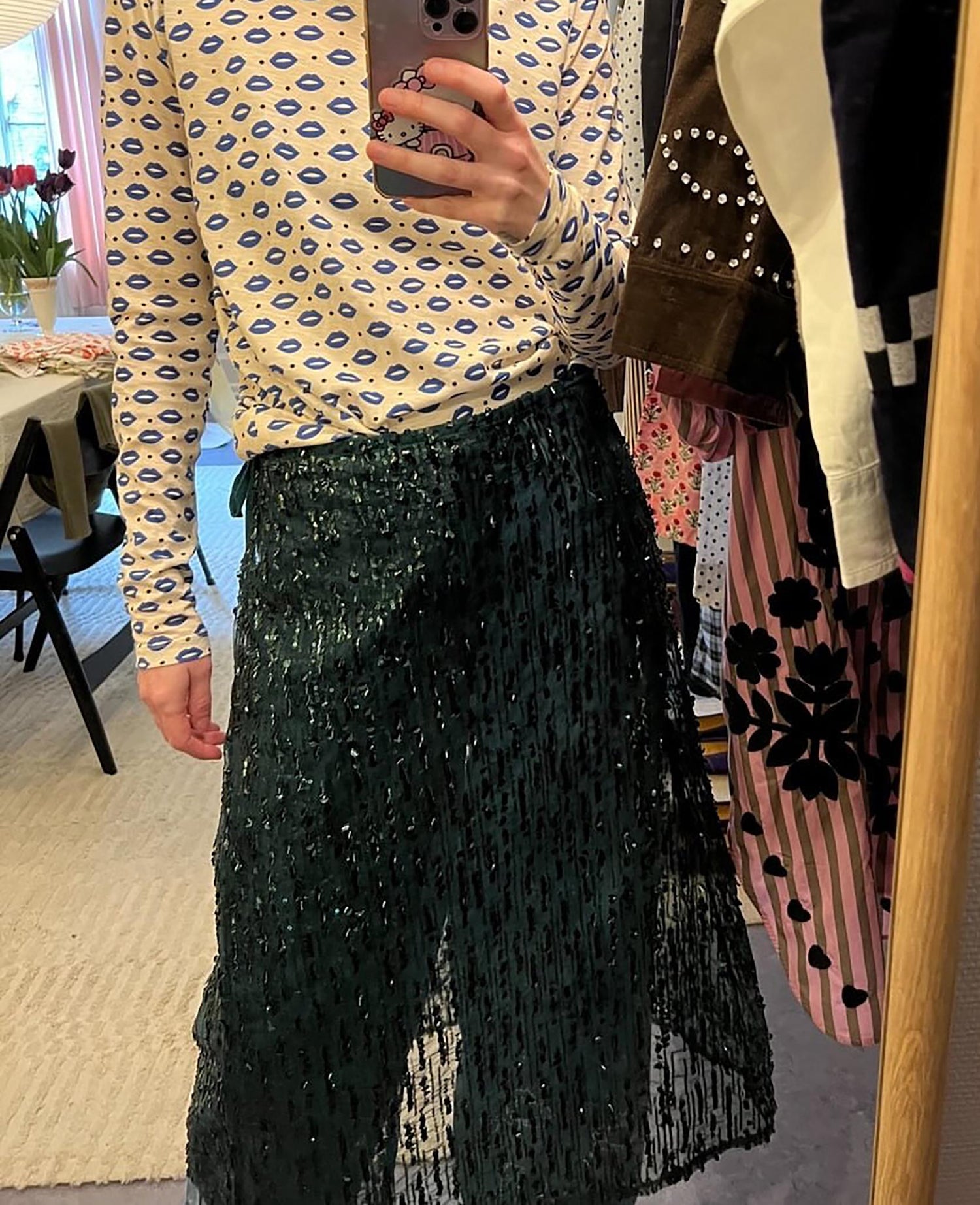 Betsy Wrap Skirt - Dark Green