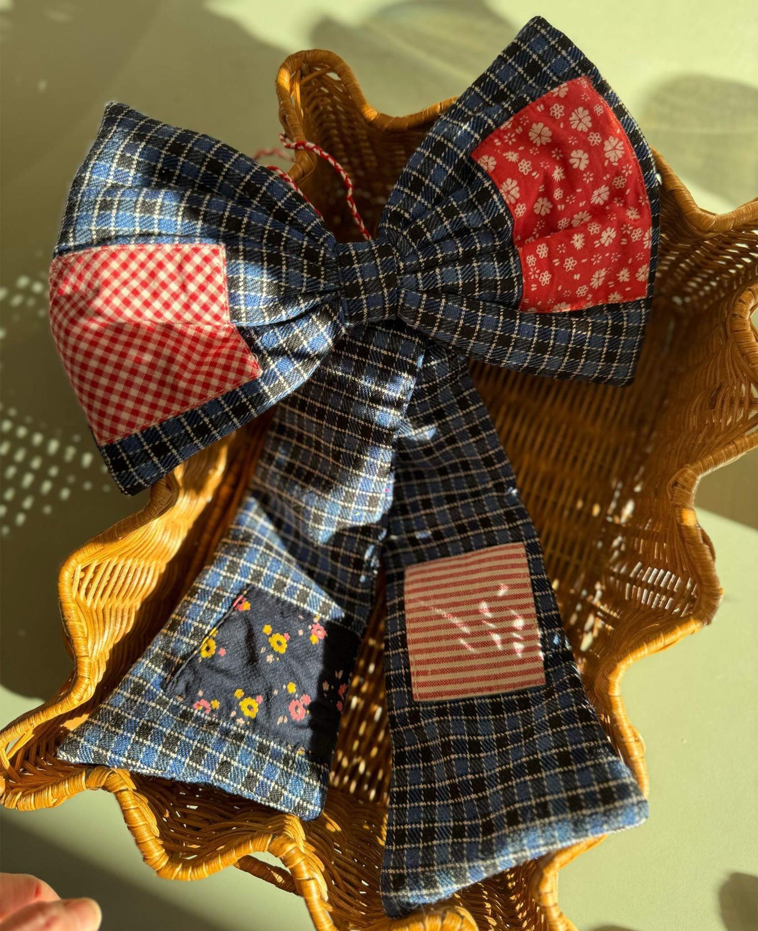 Big Bow - Blue Checks