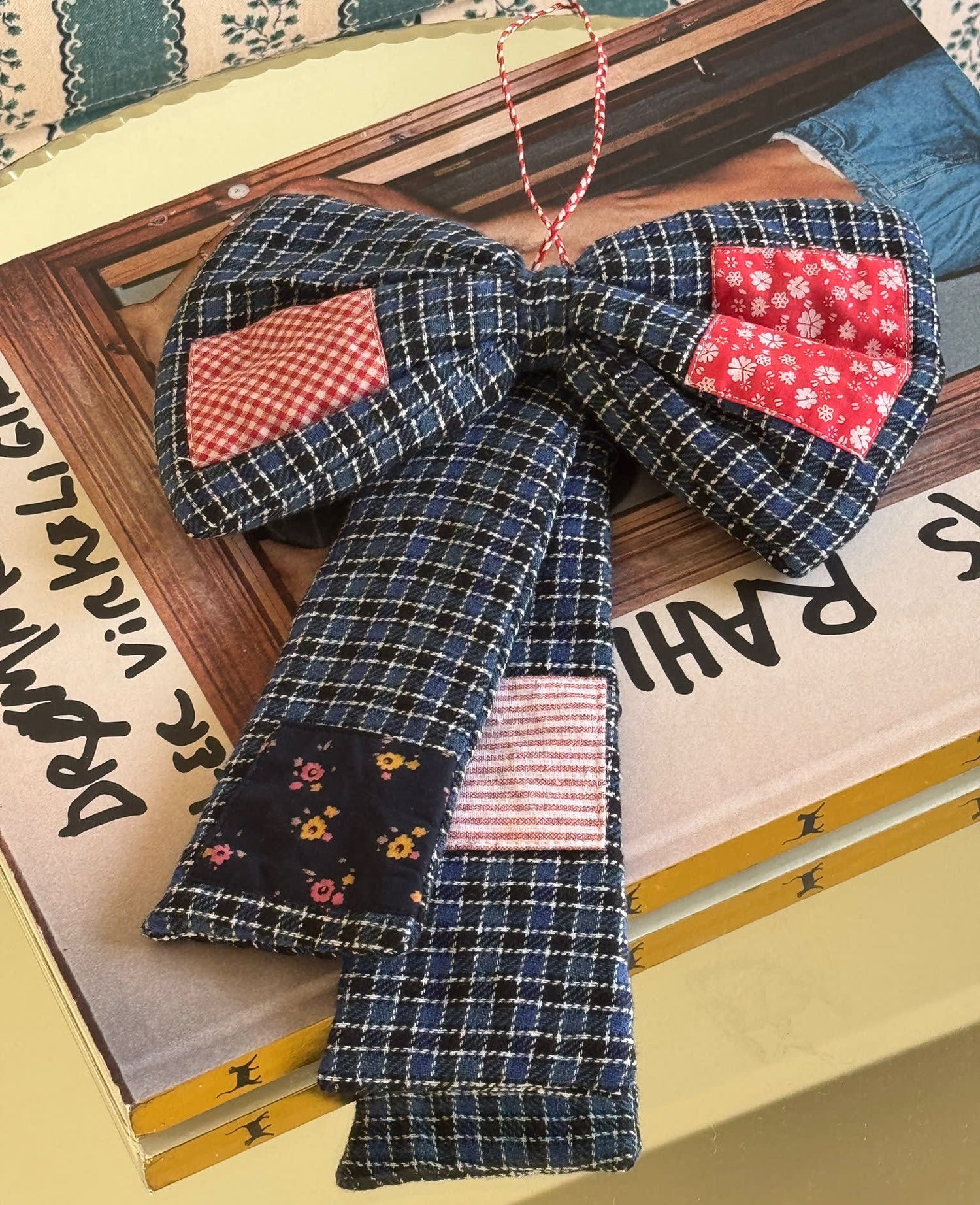 Big Bow - Blue Checks