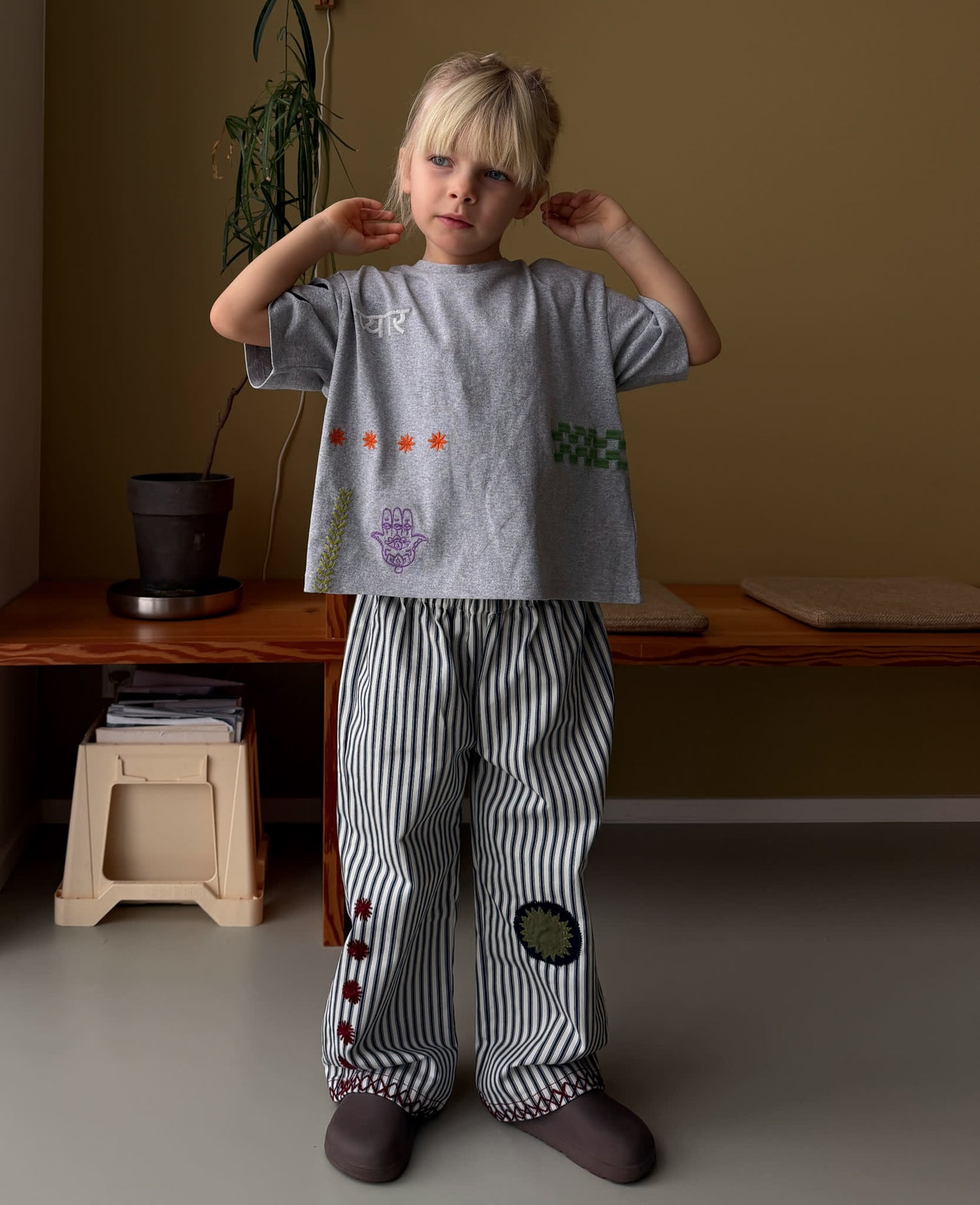 Billie MINI T-Shirt - Grey Melange