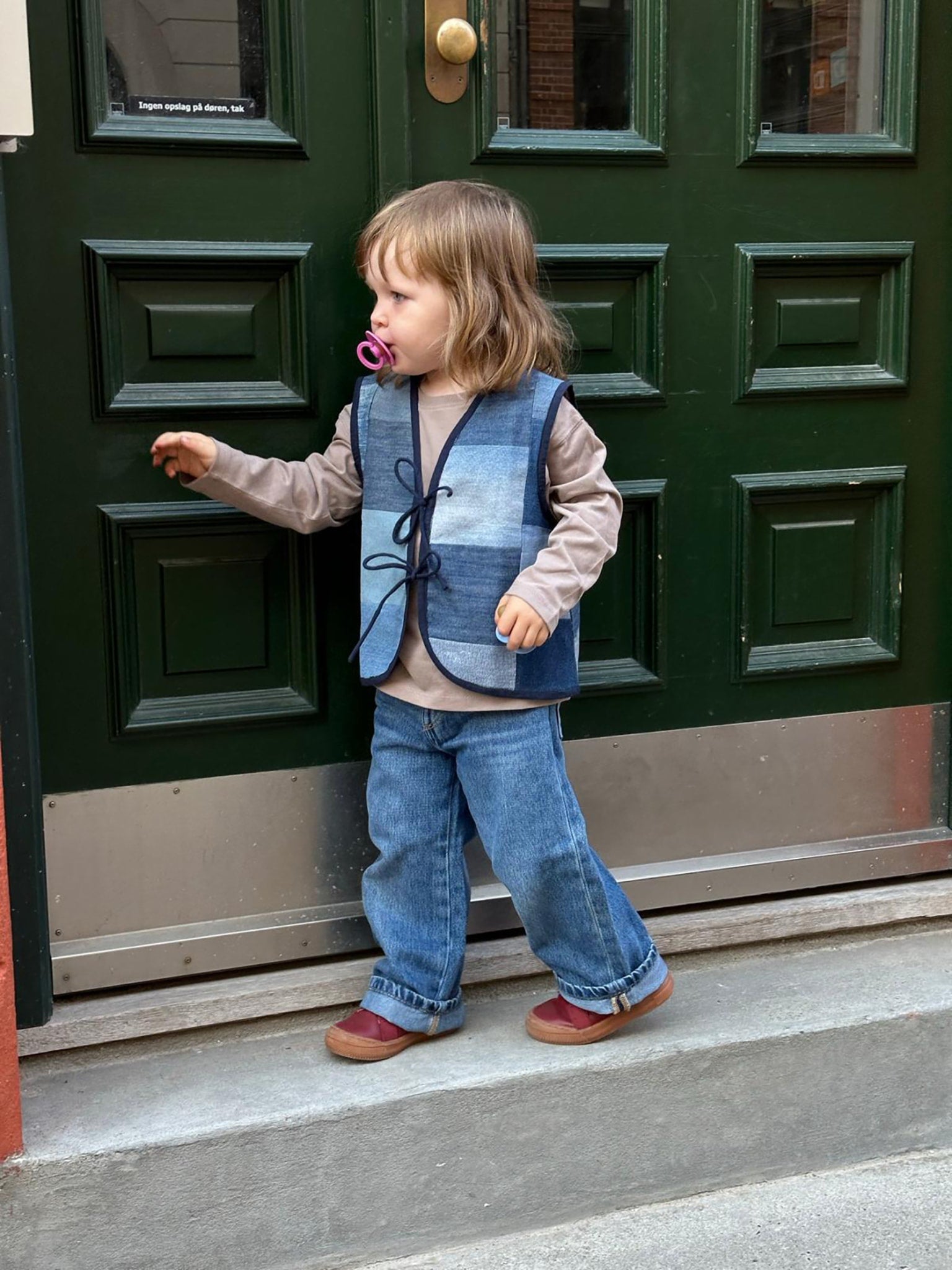 Blue MINI Vest - Blue Denim – SISSEL EDELBO