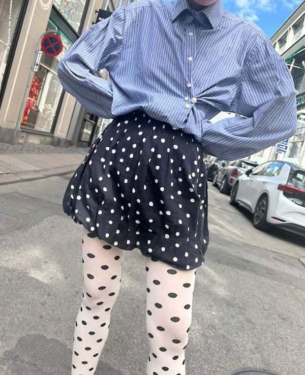 Bolette Skirt - Black Dots