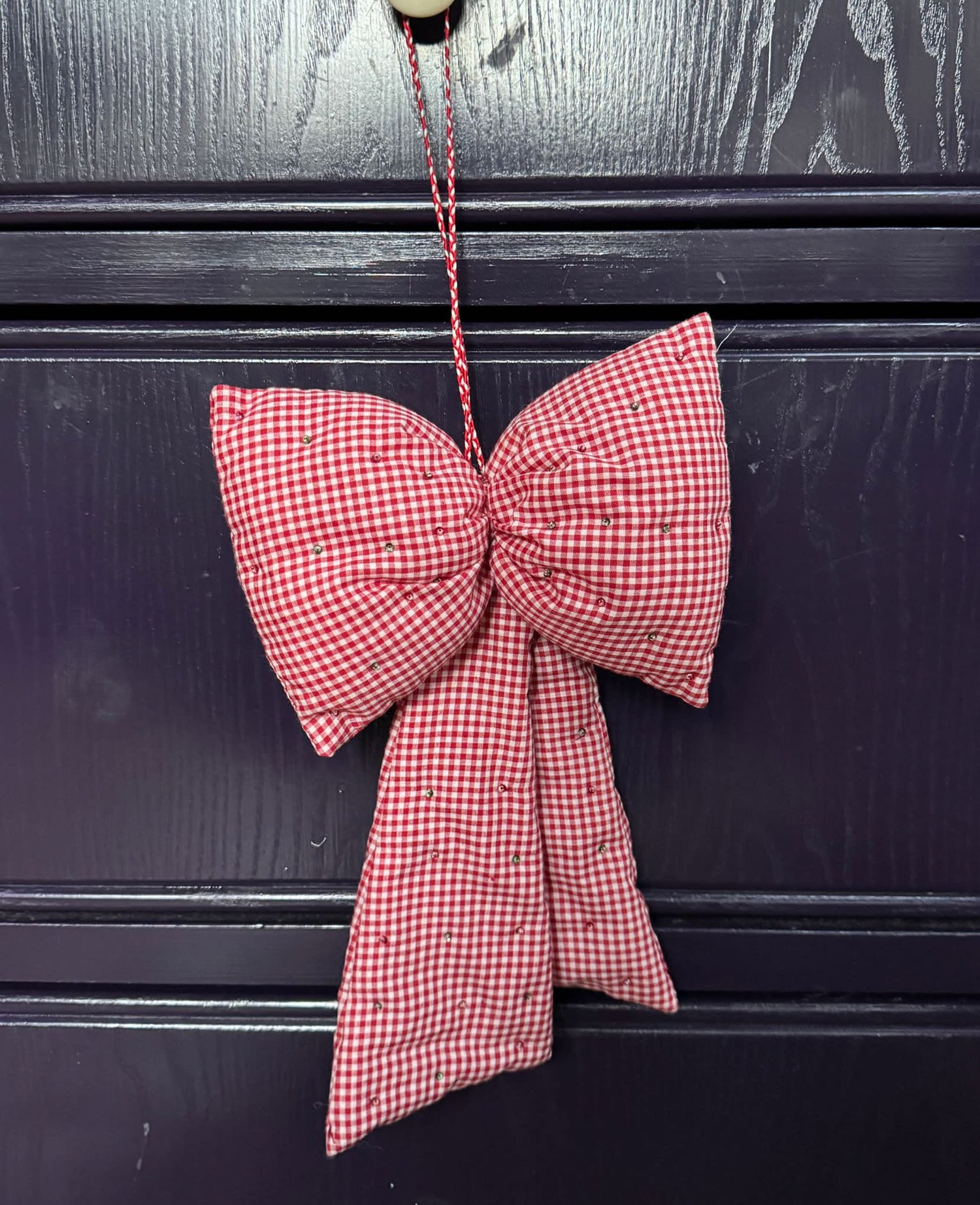 Bow Decoration - Gingham Checks
