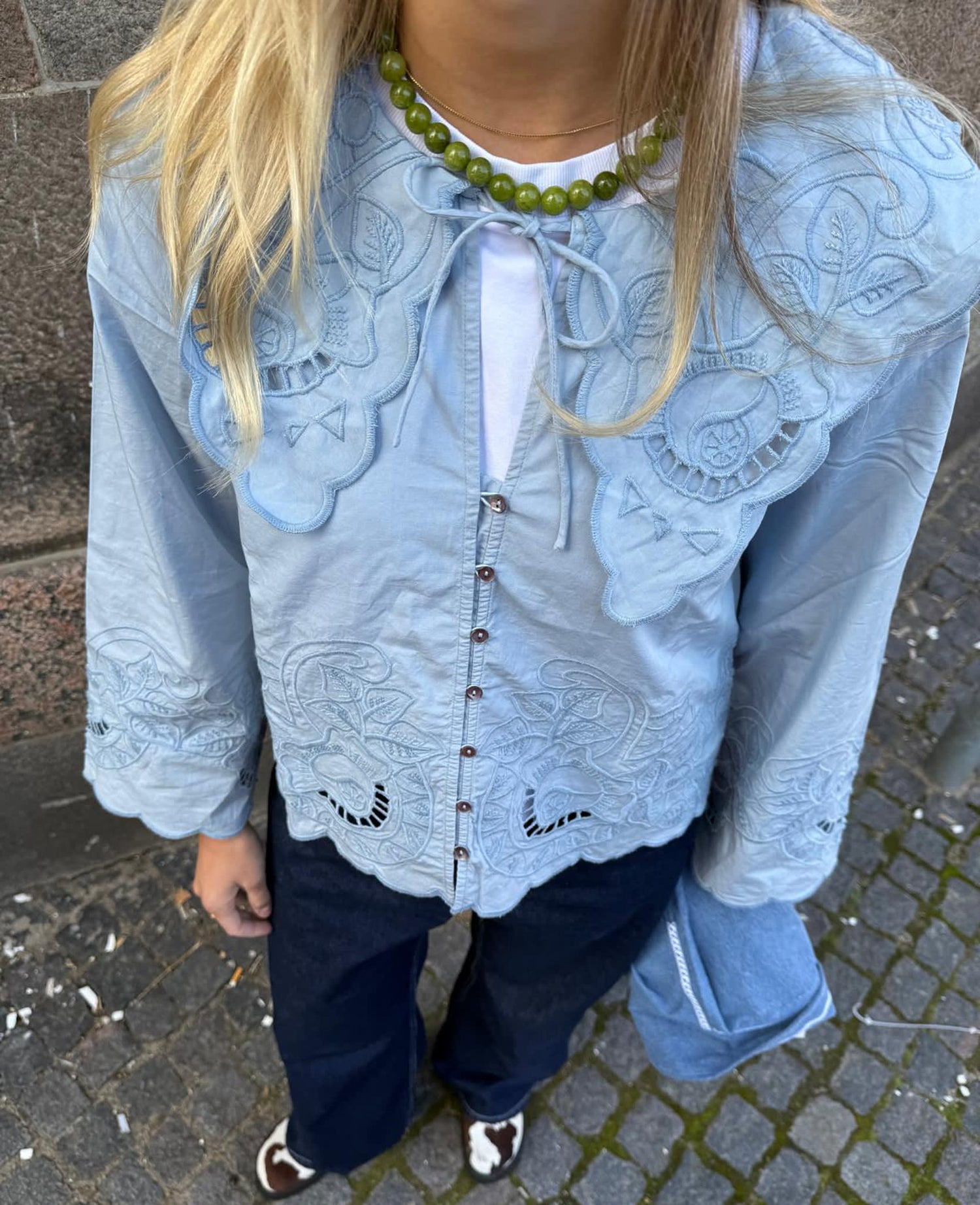 Cameron Top - Soft Blue