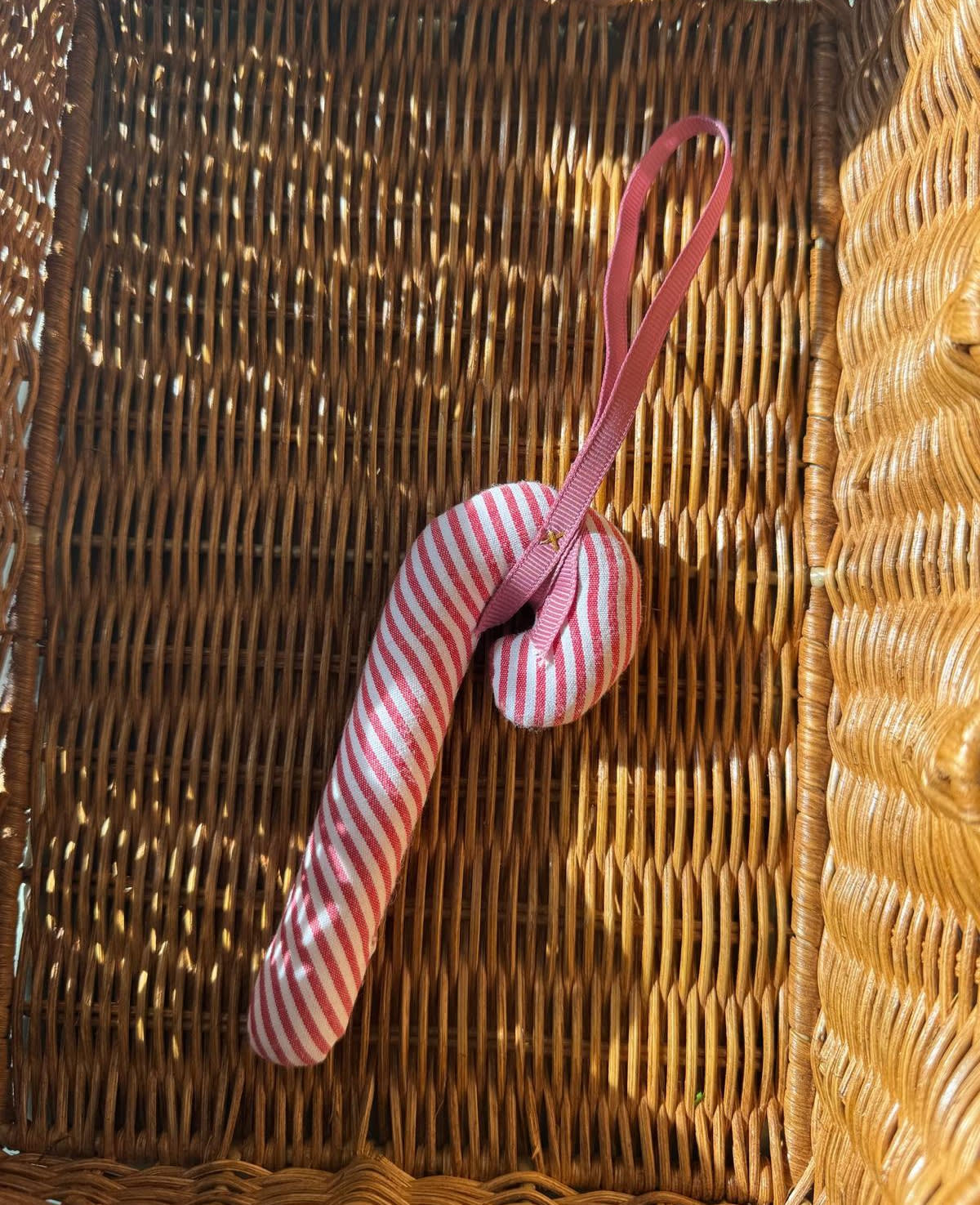 Cane Leftover Ornament - Candy Stripes