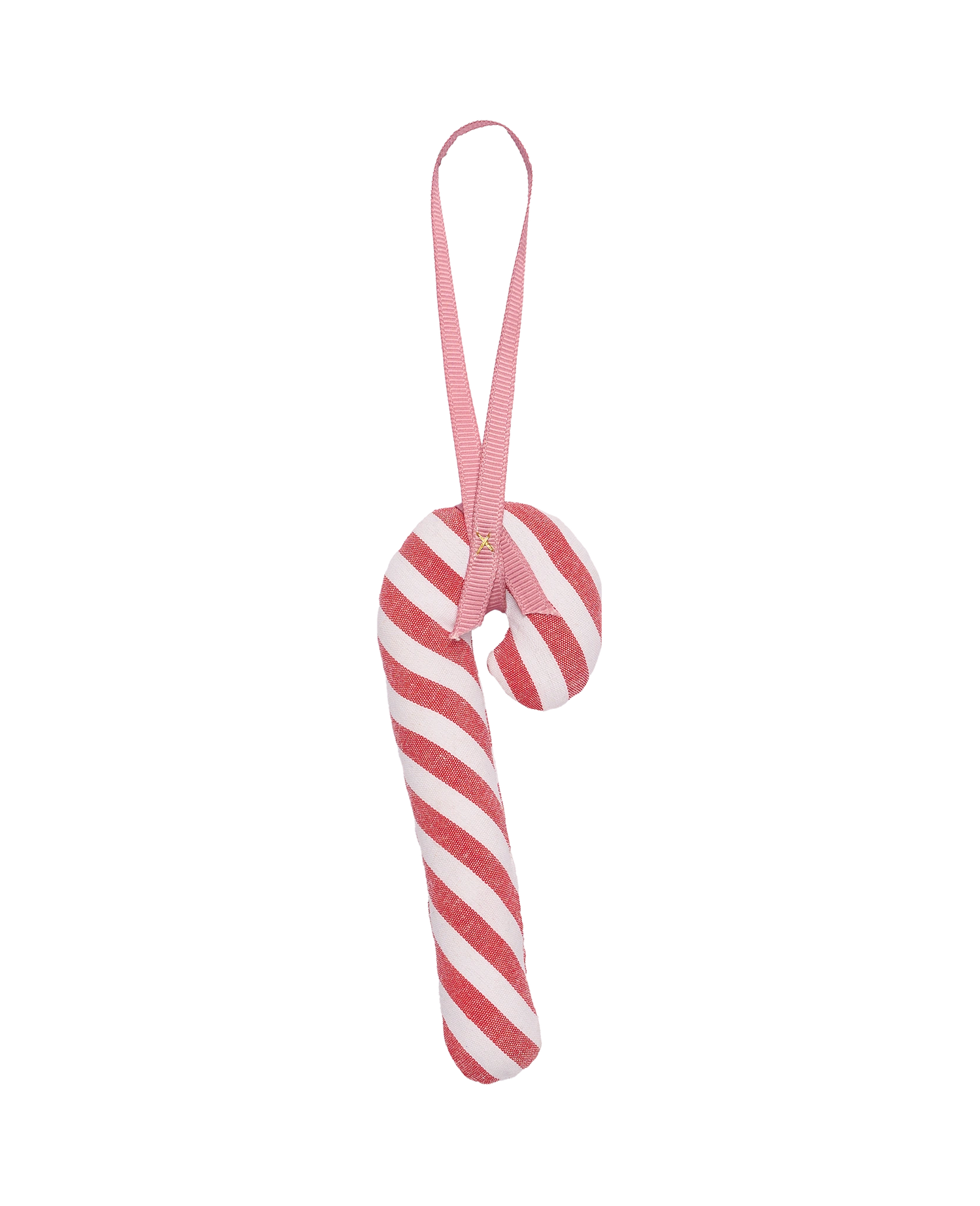 Cane Leftover Ornament - Wide Candy Stripes