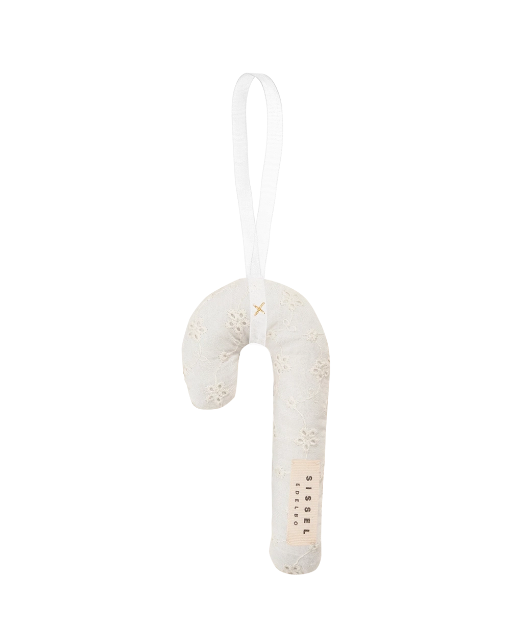 Cane Ornament - Off White