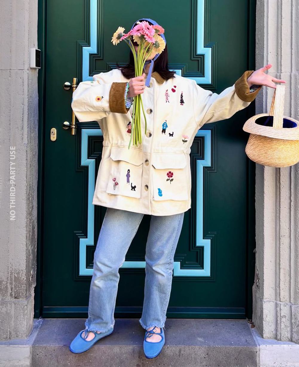 Cara Jacket - White Swan