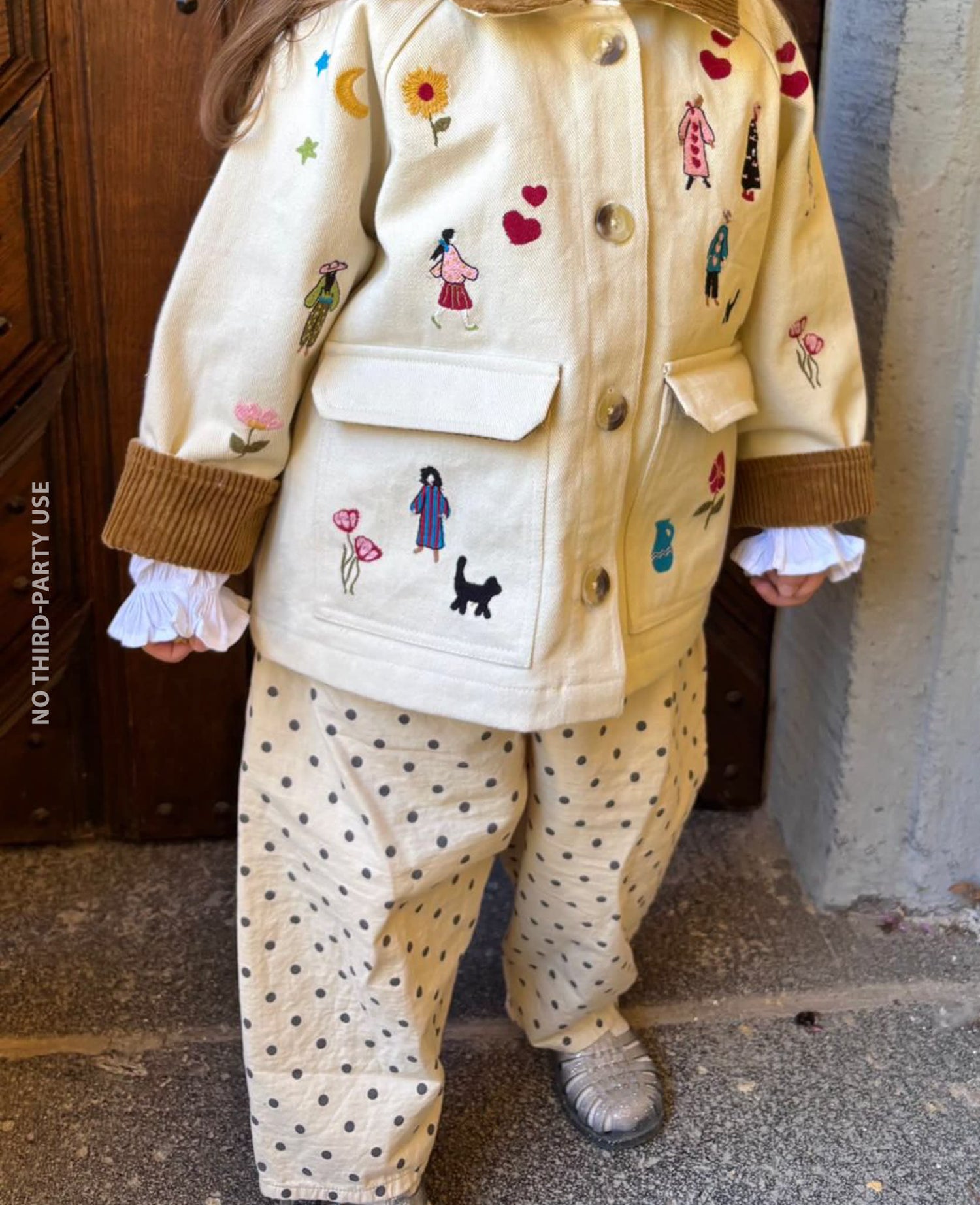 Cara MINI Jacket - White Swan