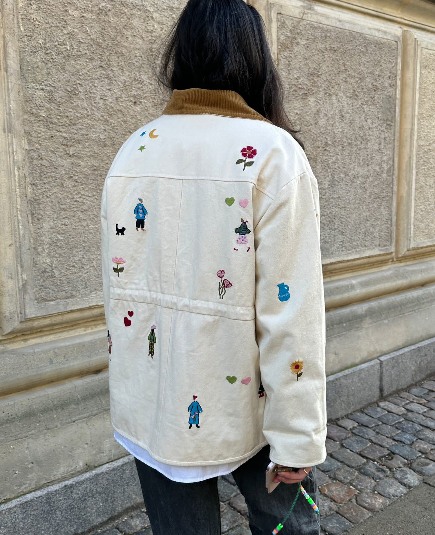 Cara Jacket - White Swan
