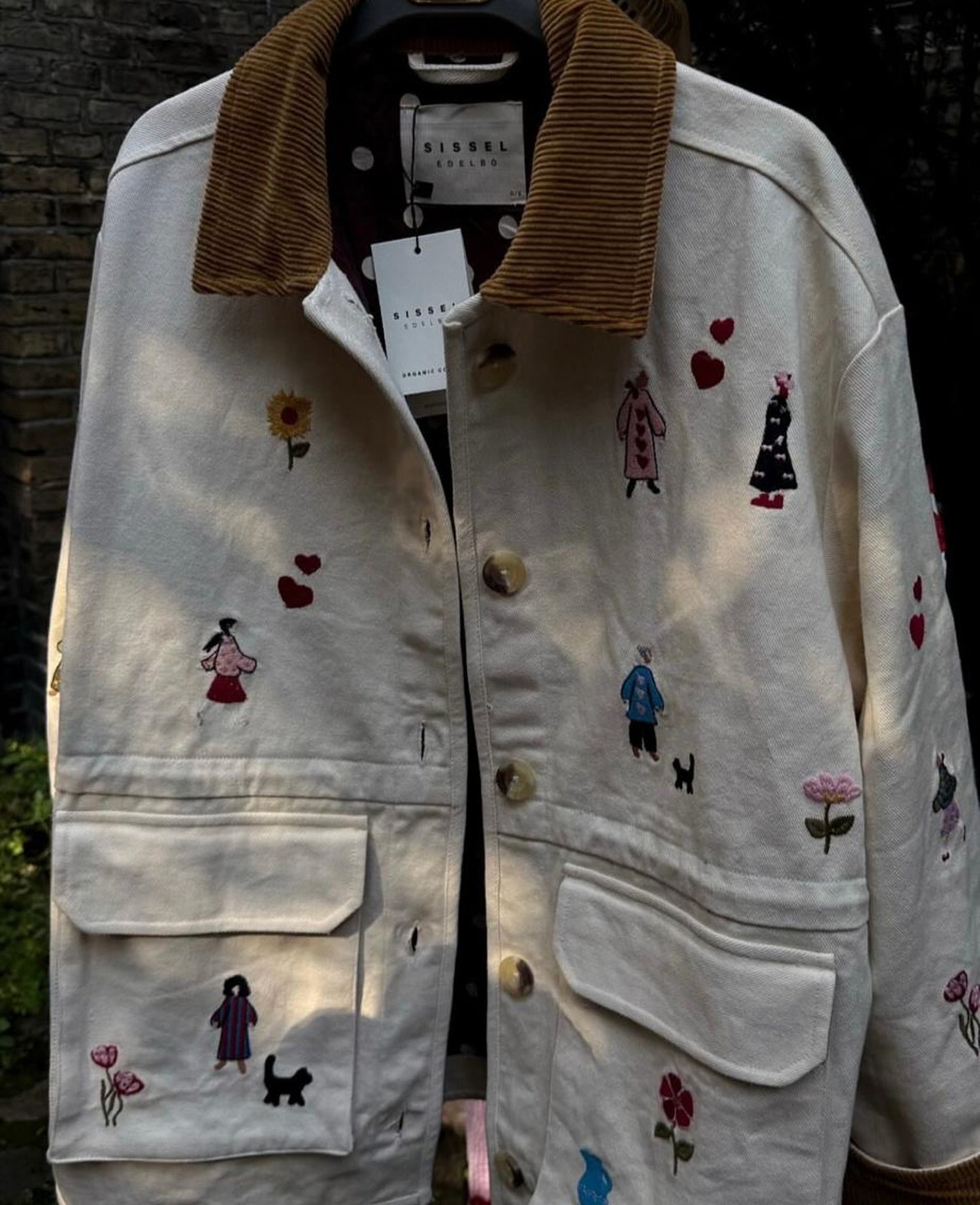 Cara Jacket - White Swan