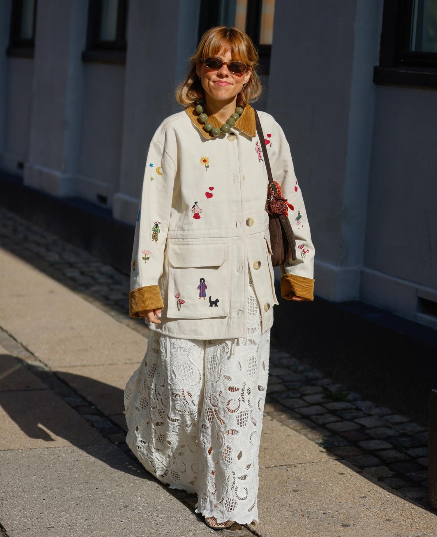 Cara Jacket - White Swan