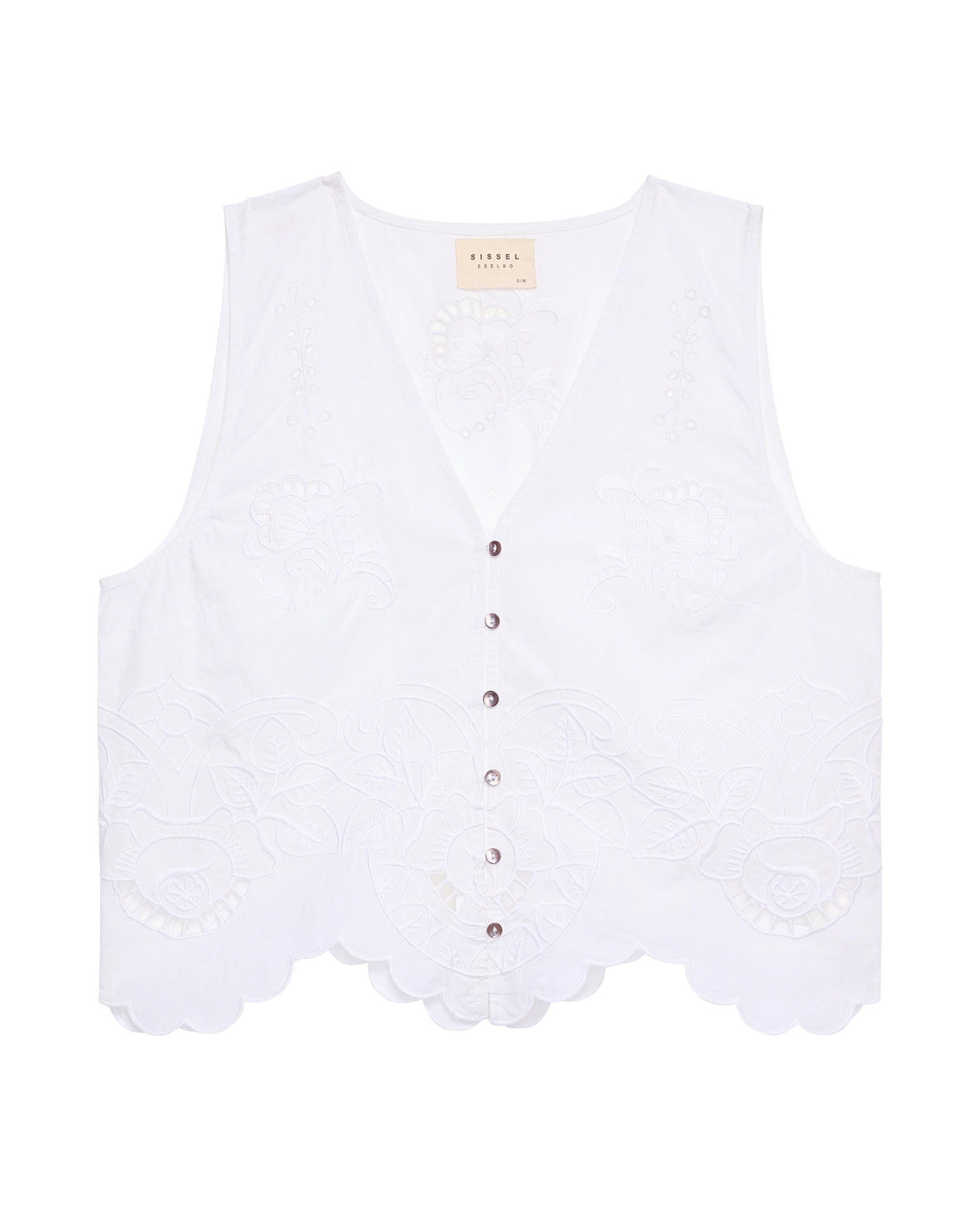 Celestine Top - White