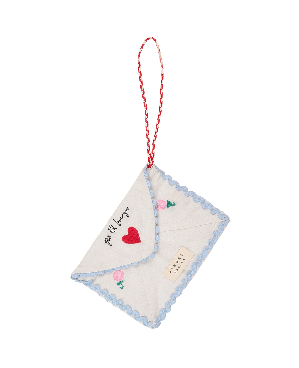 Christmas Letter Ornament - Off White