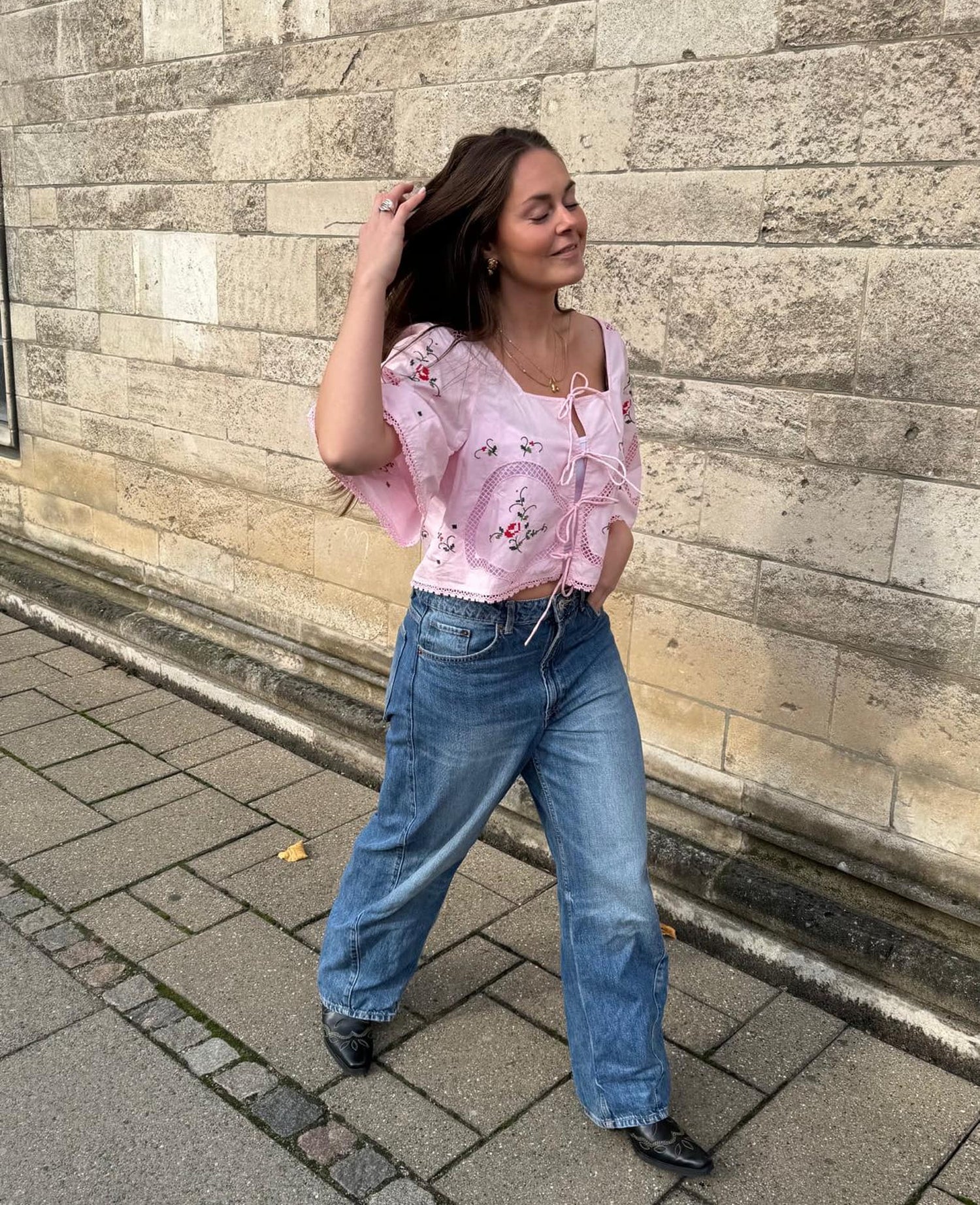 Clematis Top - Dull Rose