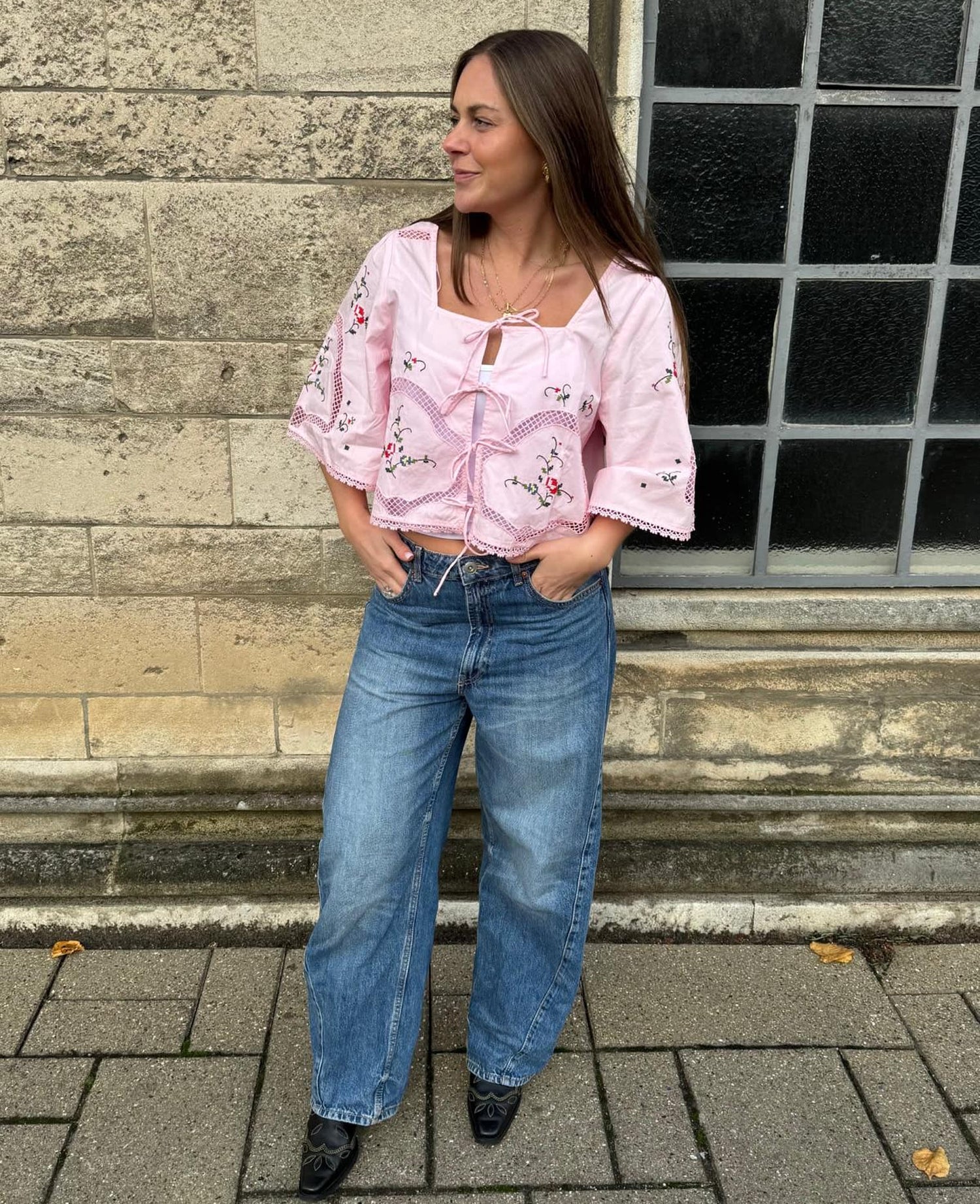 Clematis Top - Dull Rose