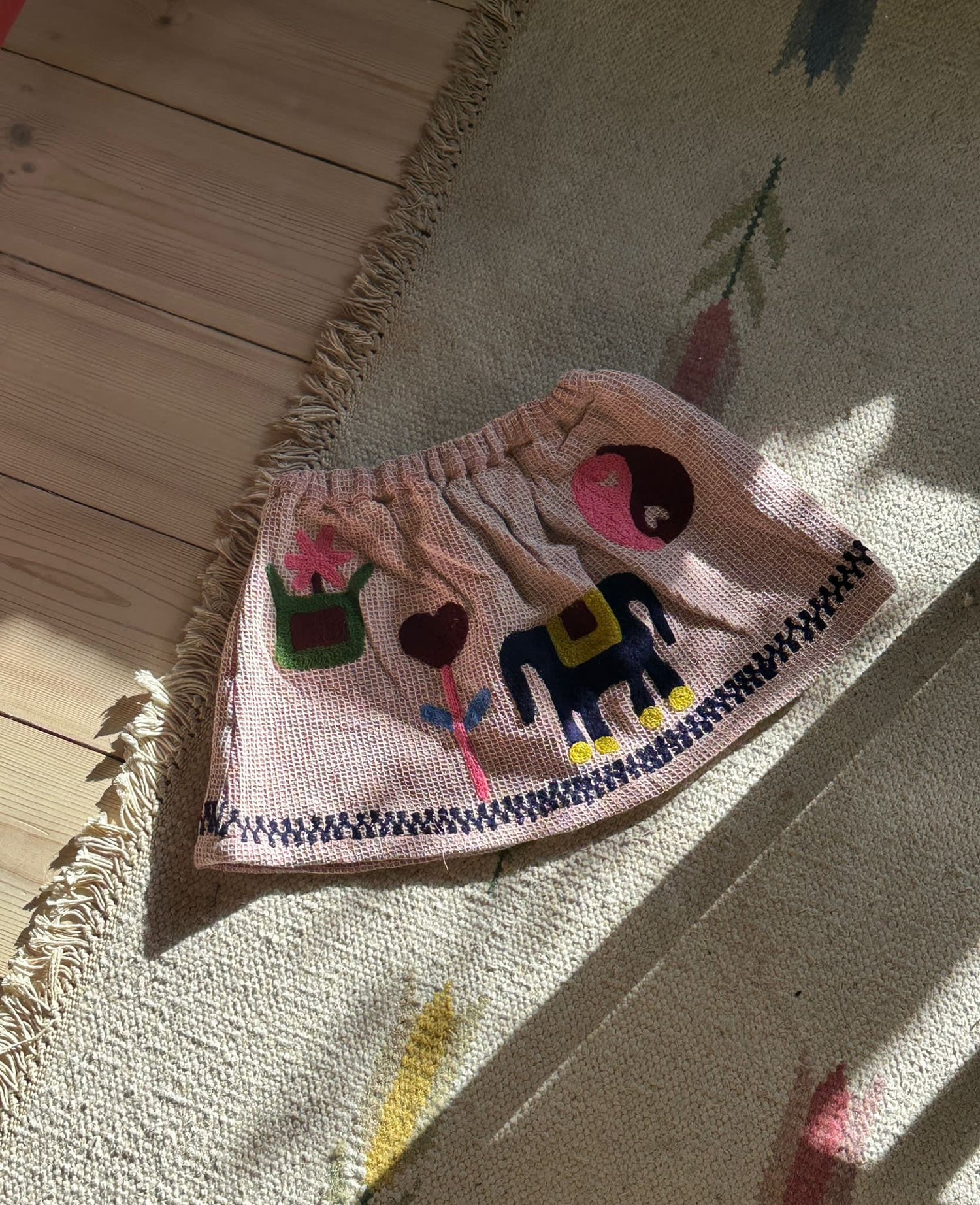 Clio MINI Skirt - Hazel Waffle