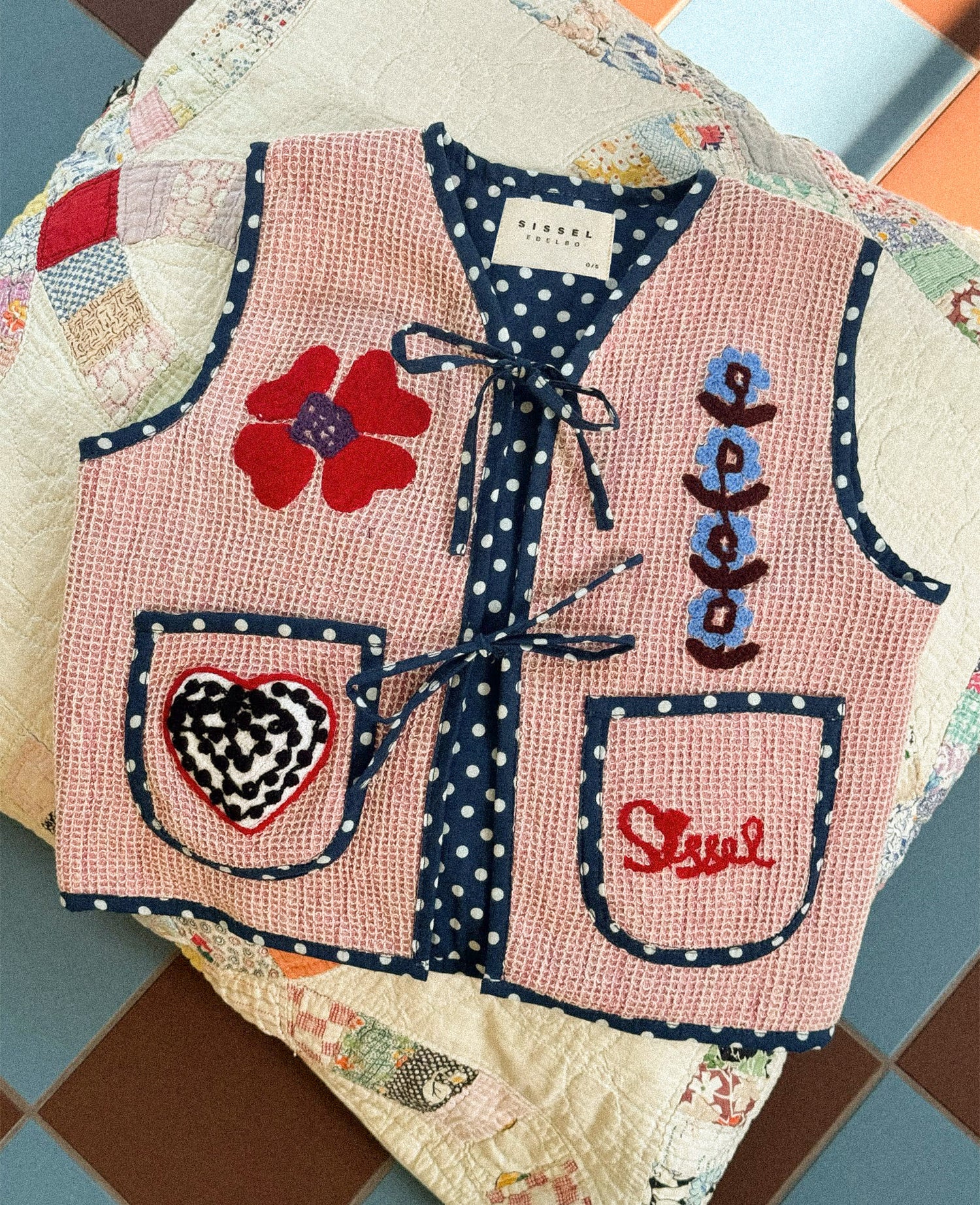 Clio MINI Vest - Rose