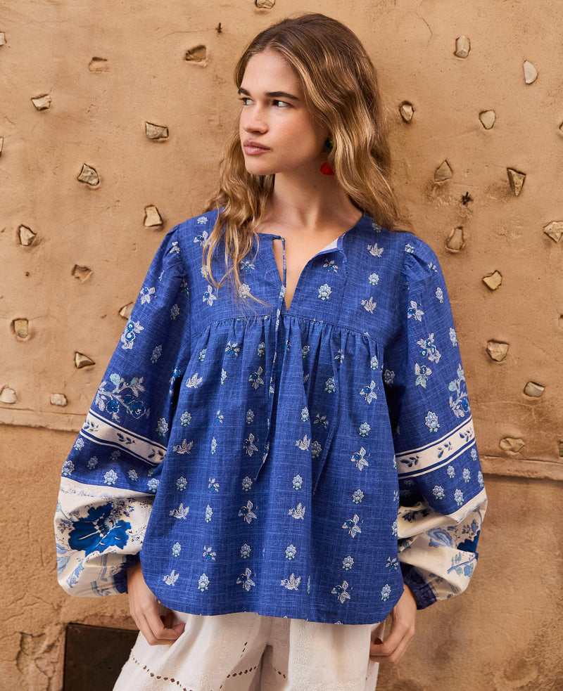 Coral Top - Mazarine Blue