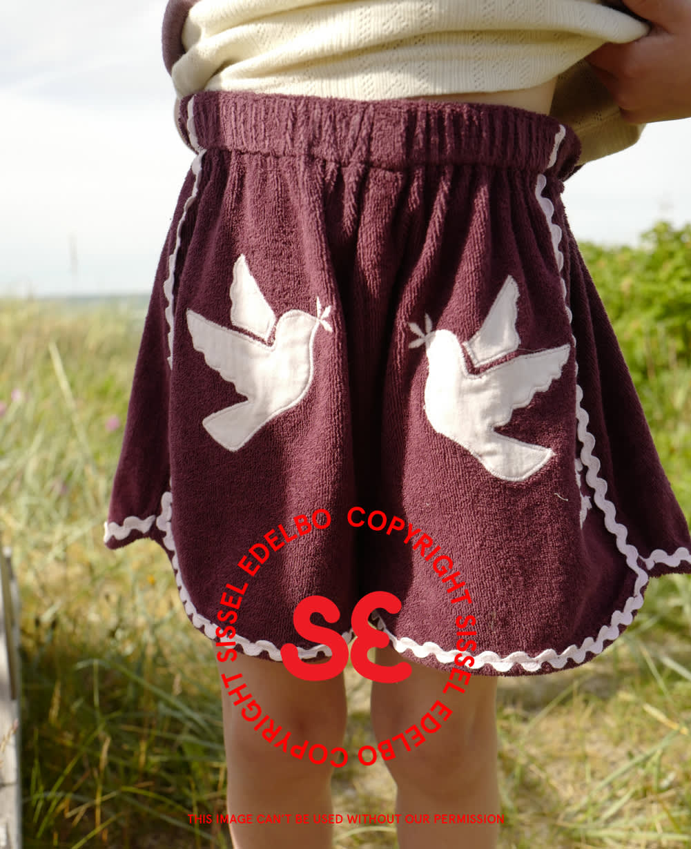 Danni MINI Shorts - Burgundy