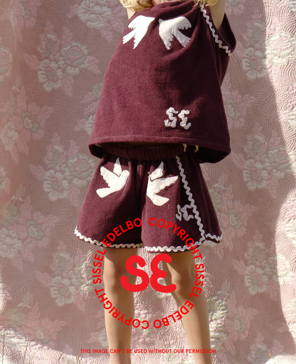 Danni MINI Shorts - Burgundy