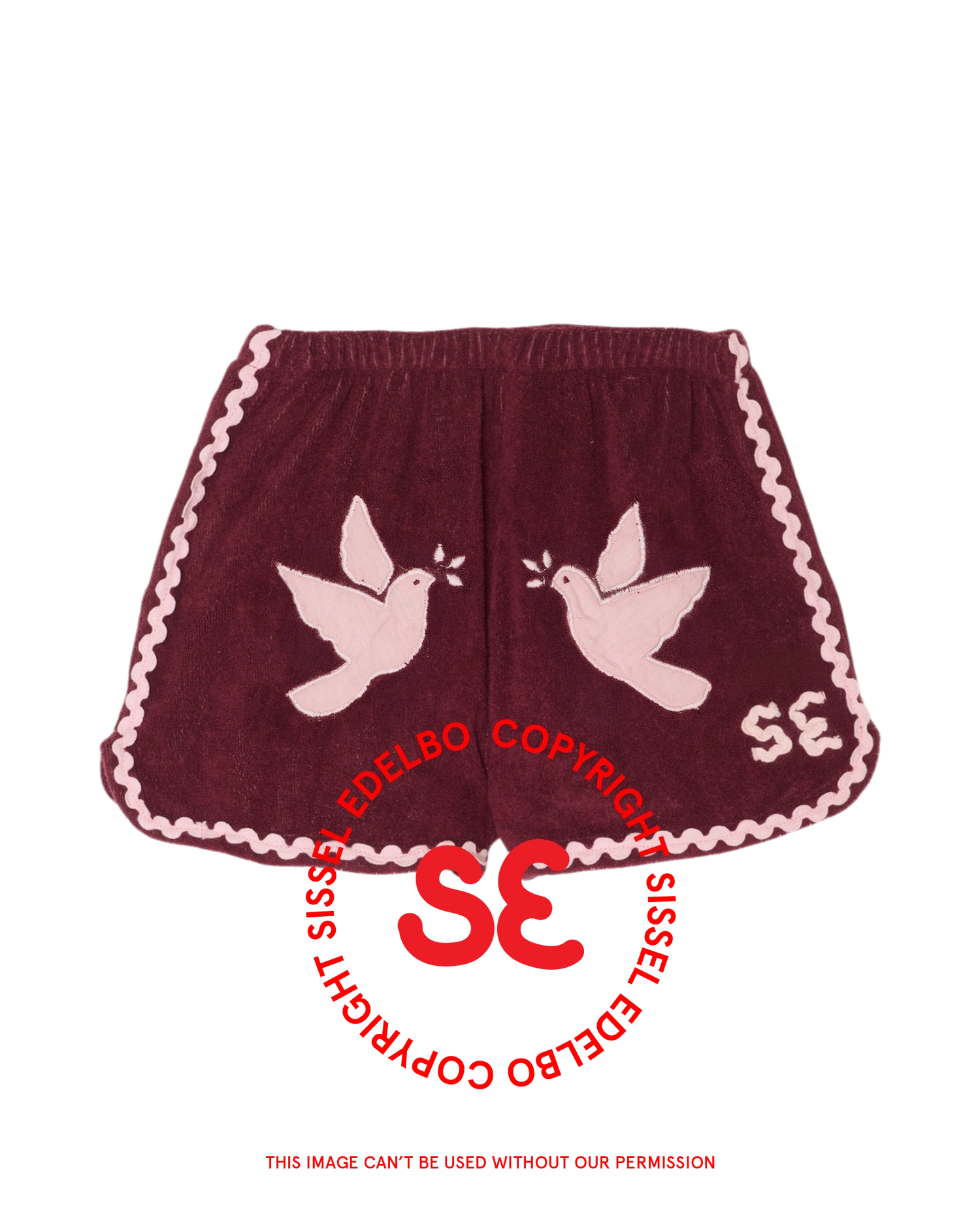 Danni MINI Shorts - Burgundy