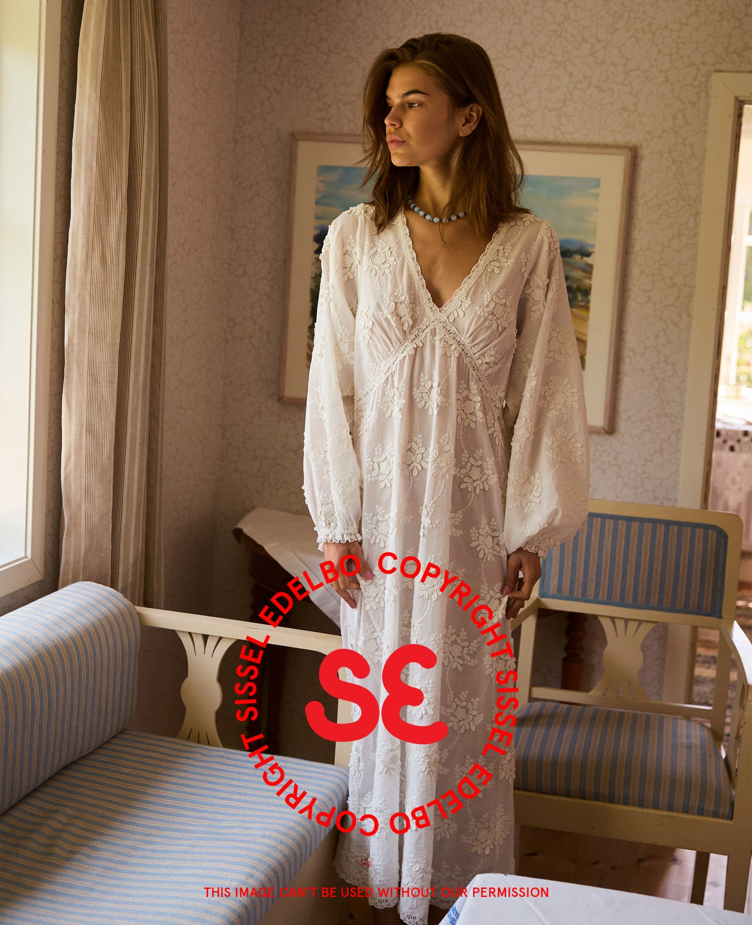 Delphine Dress - Off White