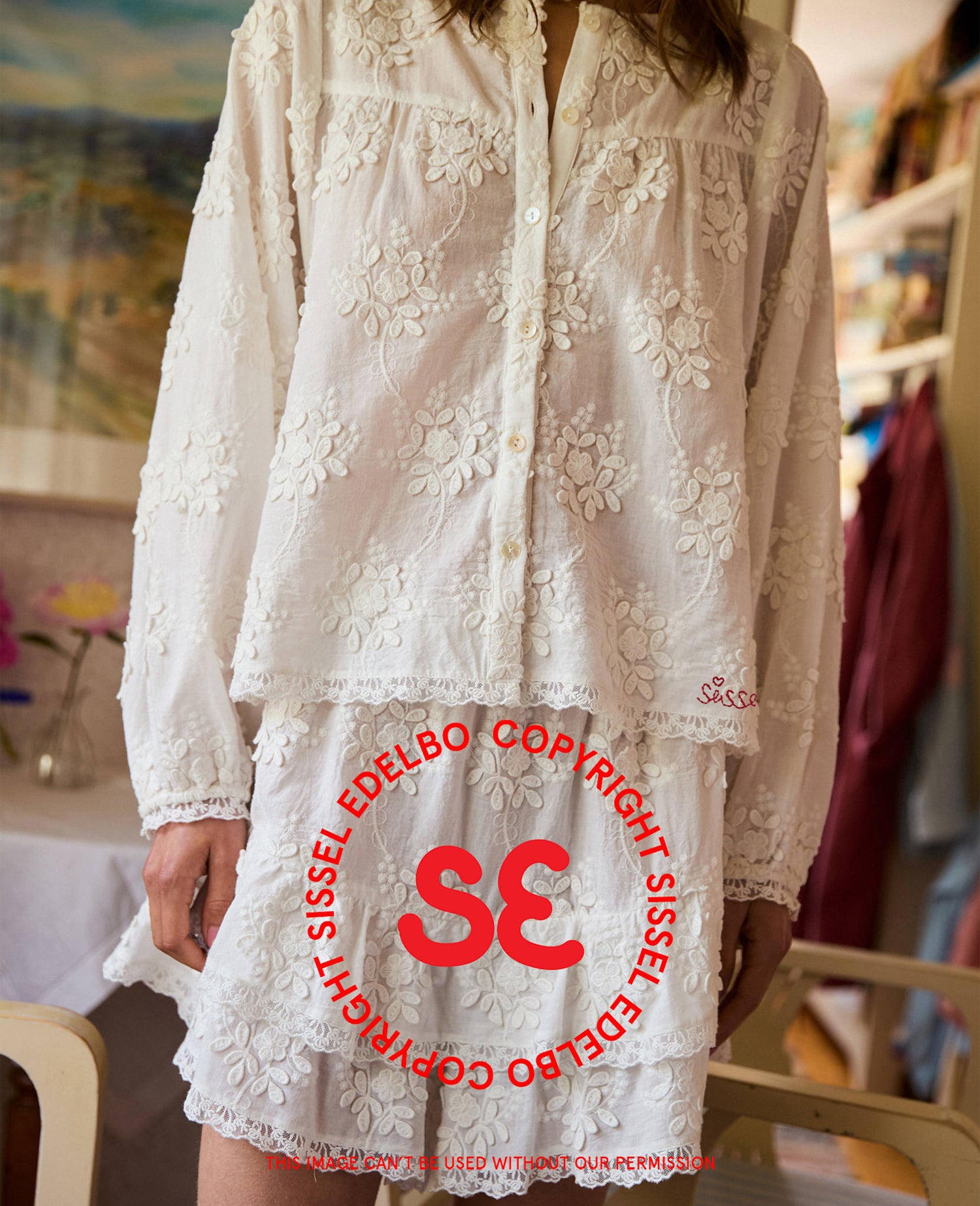 Delphine Top - Off White